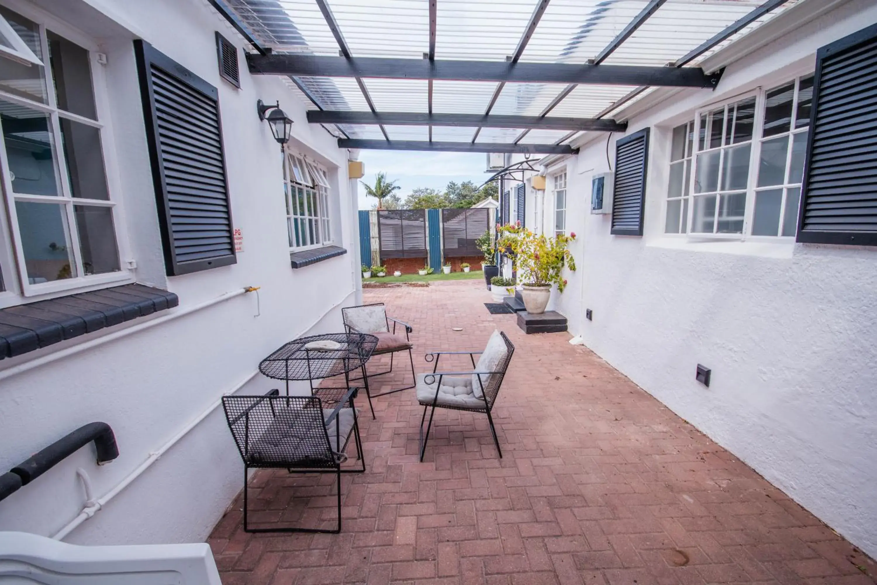 Patio in Forest Hall Guest House