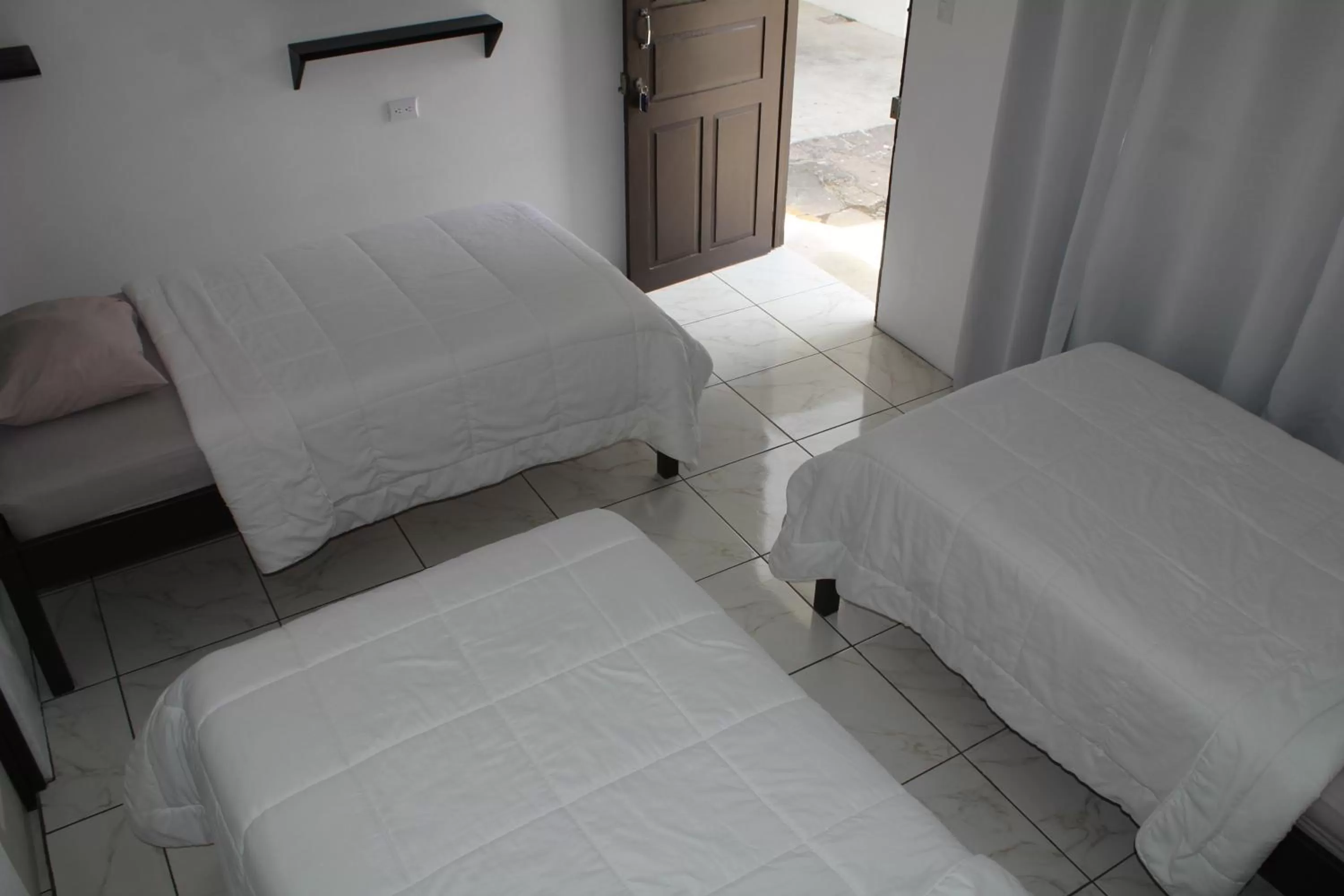 Bed in Hotel Cañas