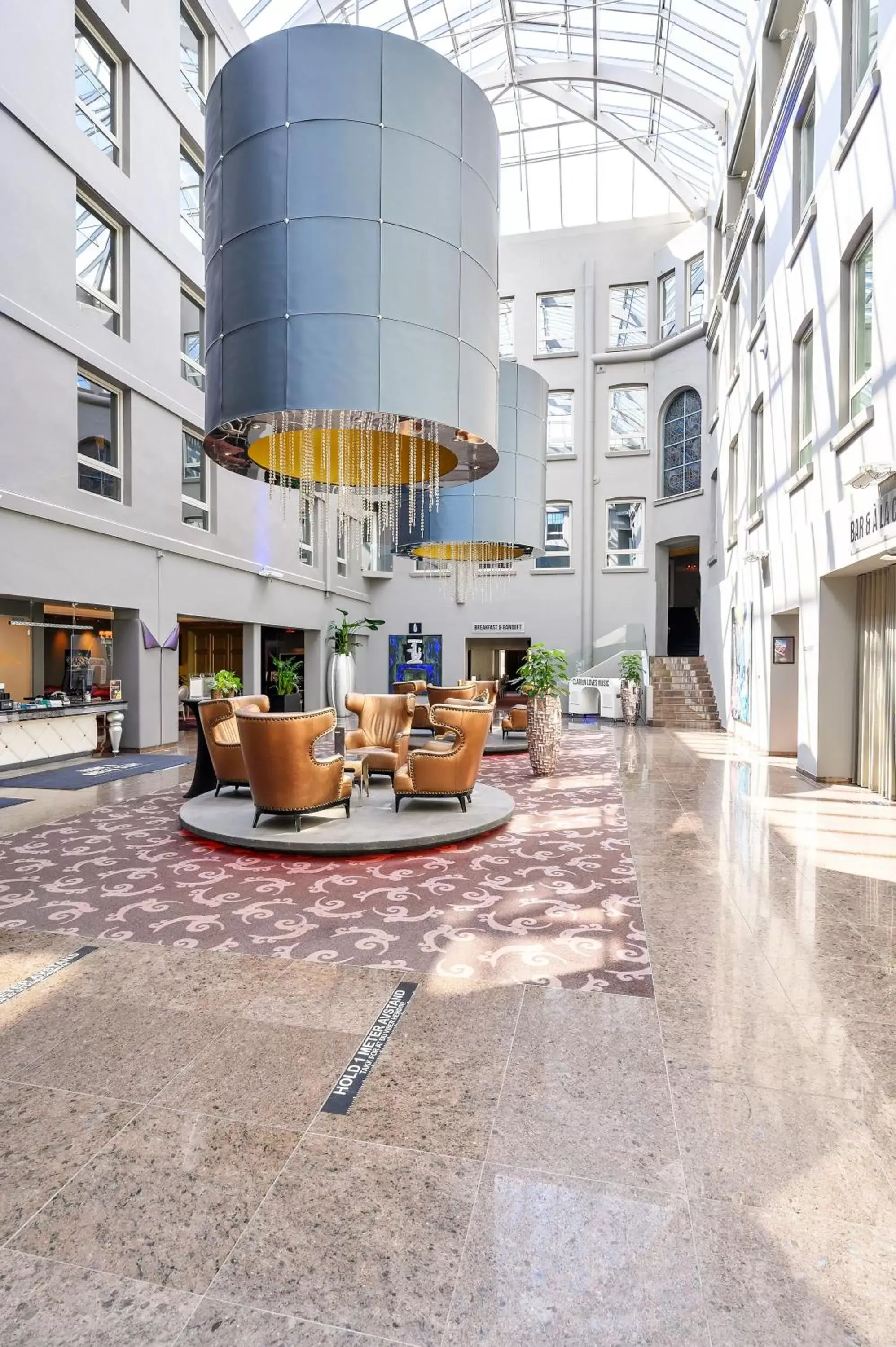 Lobby or reception in Clarion Hotel Ernst Lobby or reception in Clarion Hotel Ernst
