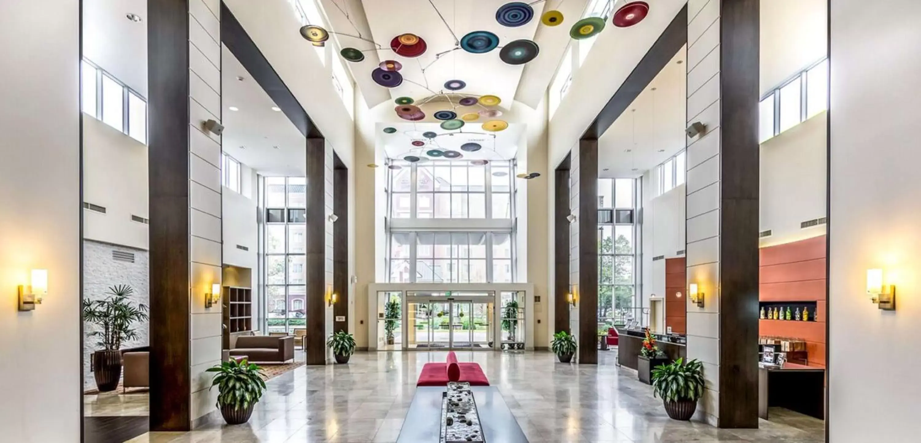 Lobby or reception, Lobby/Reception in Embassy Suites by Hilton Newark Airport