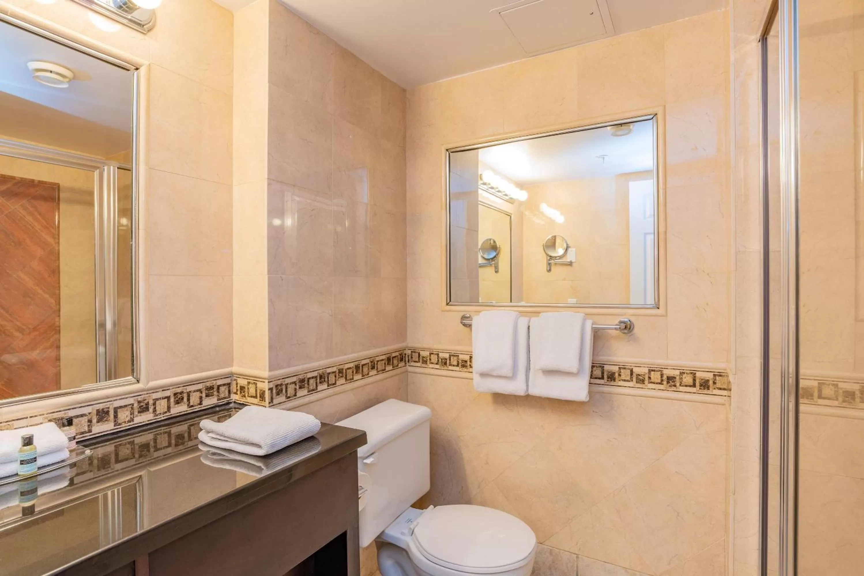 Bathroom in Sandman Hotel Vancouver Airport