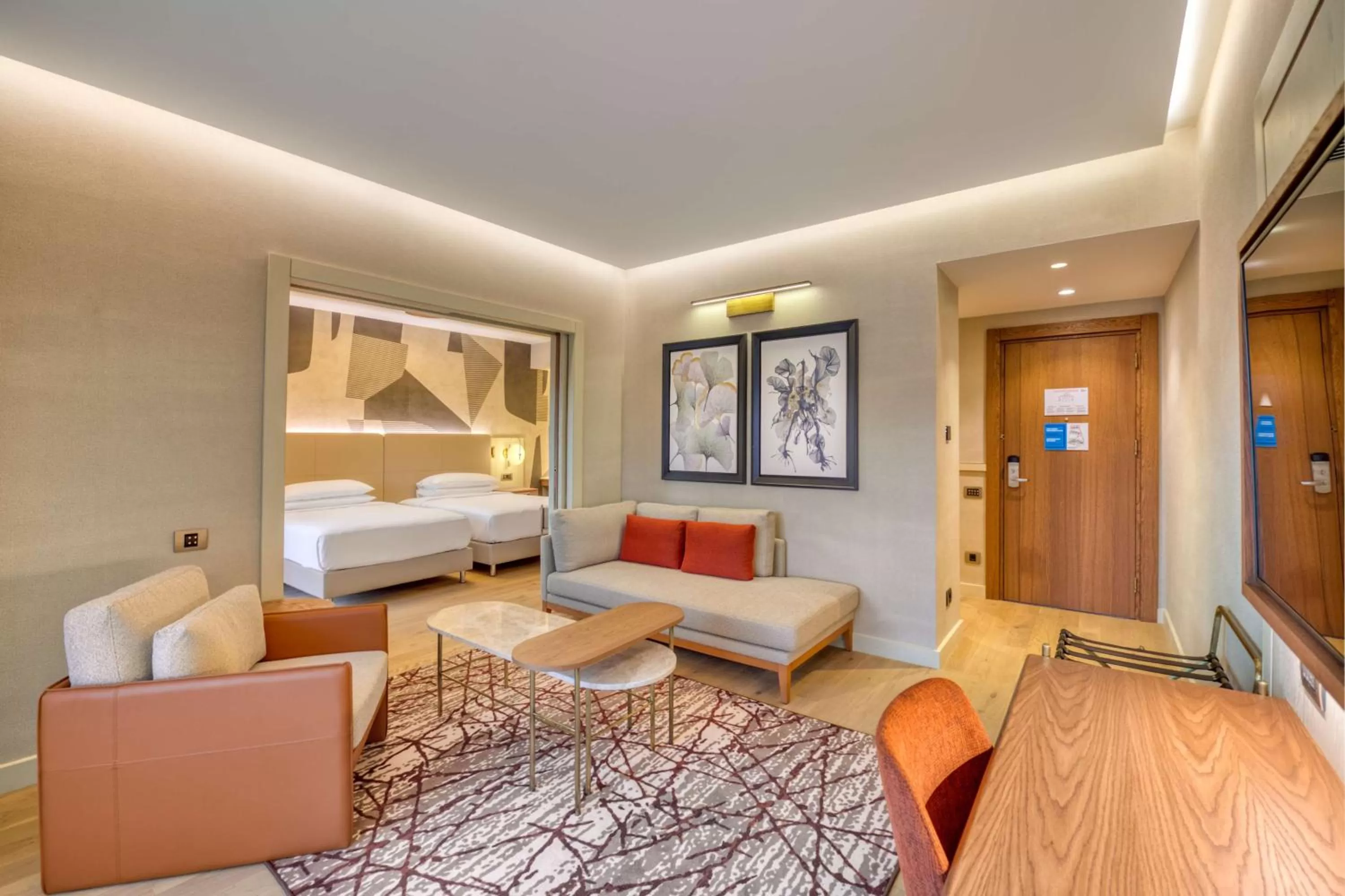 Living room, Bed in Hilton Dalaman Sarigerme Resort & Spa