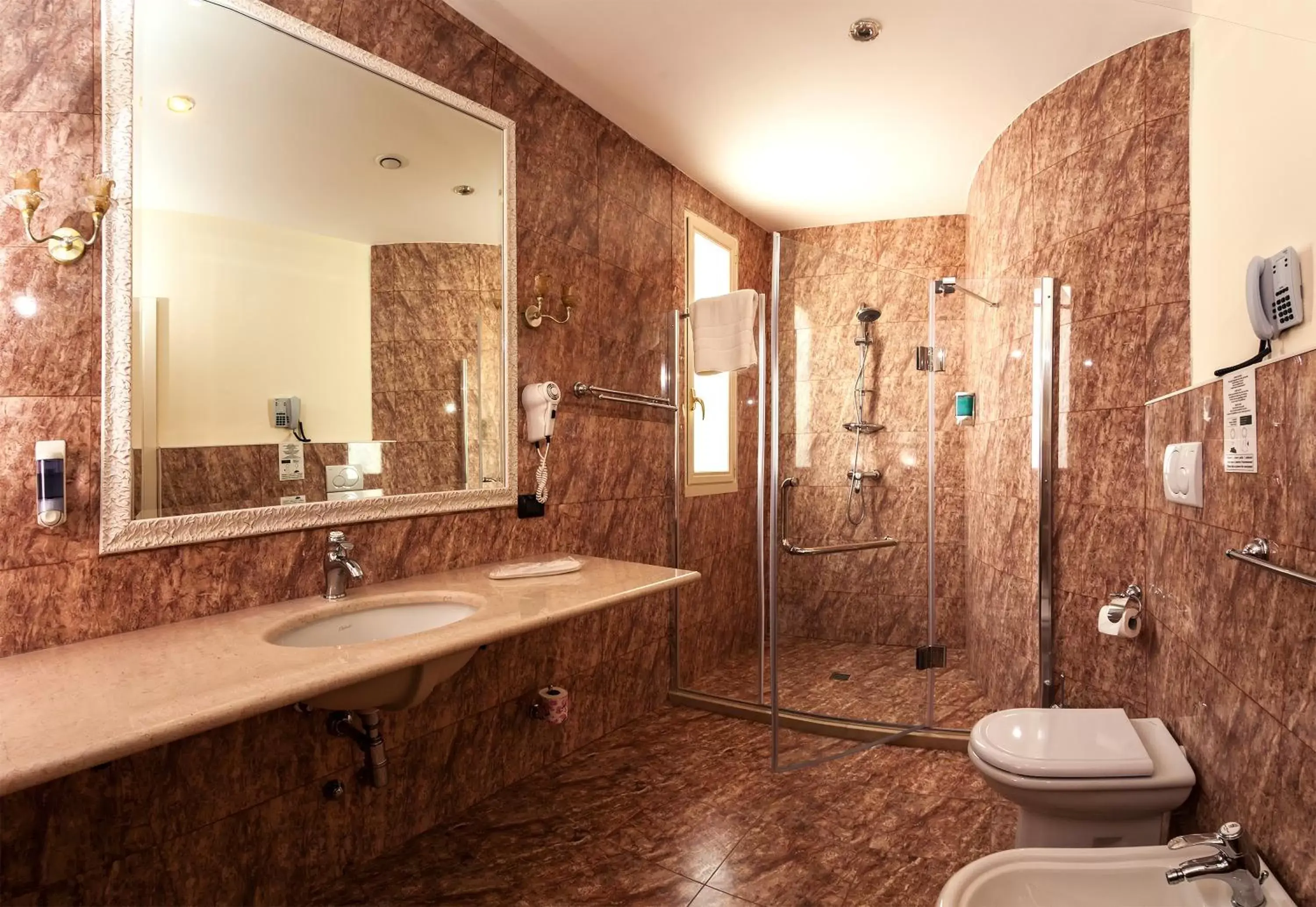 Shower, Bathroom in Grand Hotel Di Lecce