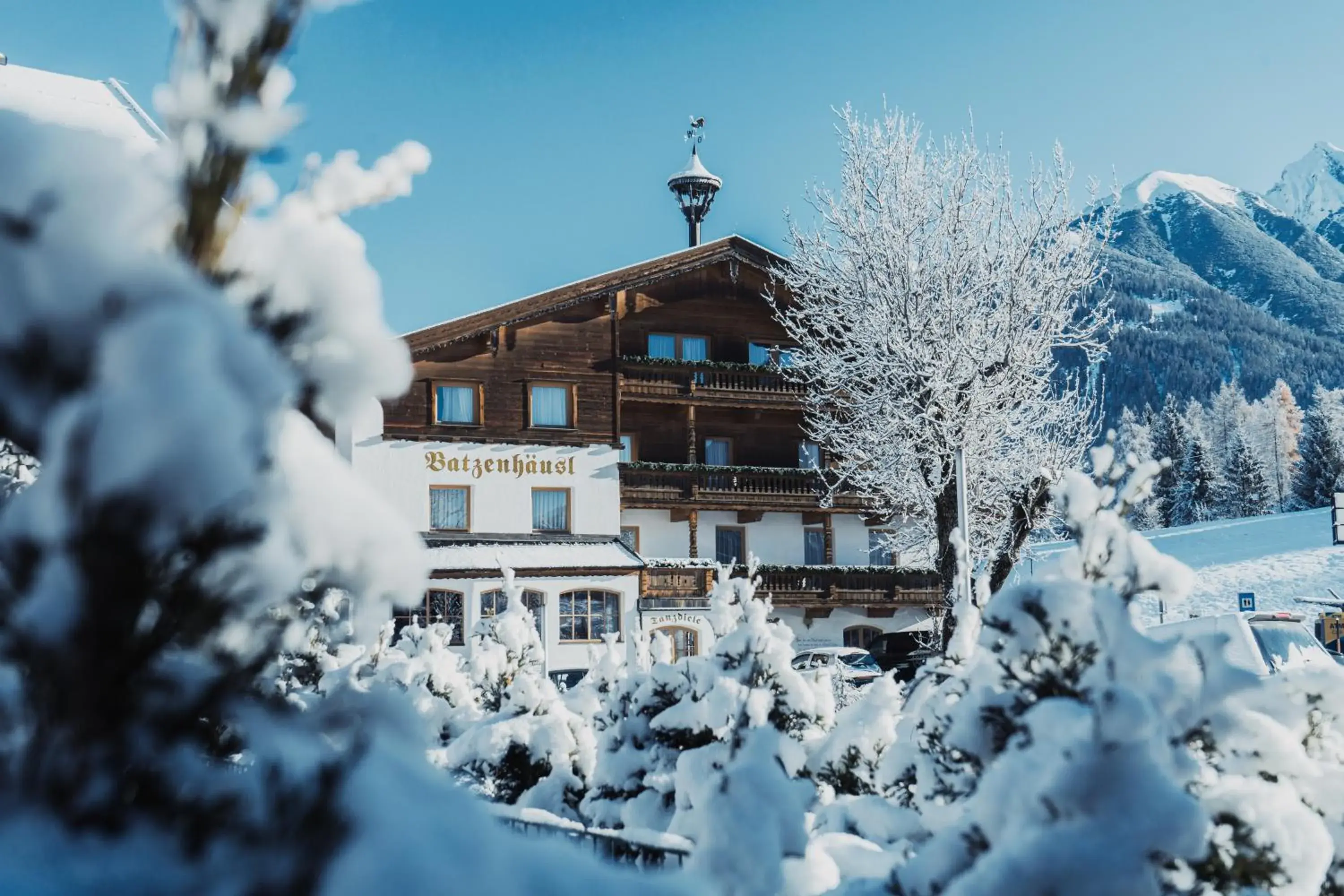 Property building, Winter in Batzenhäusl