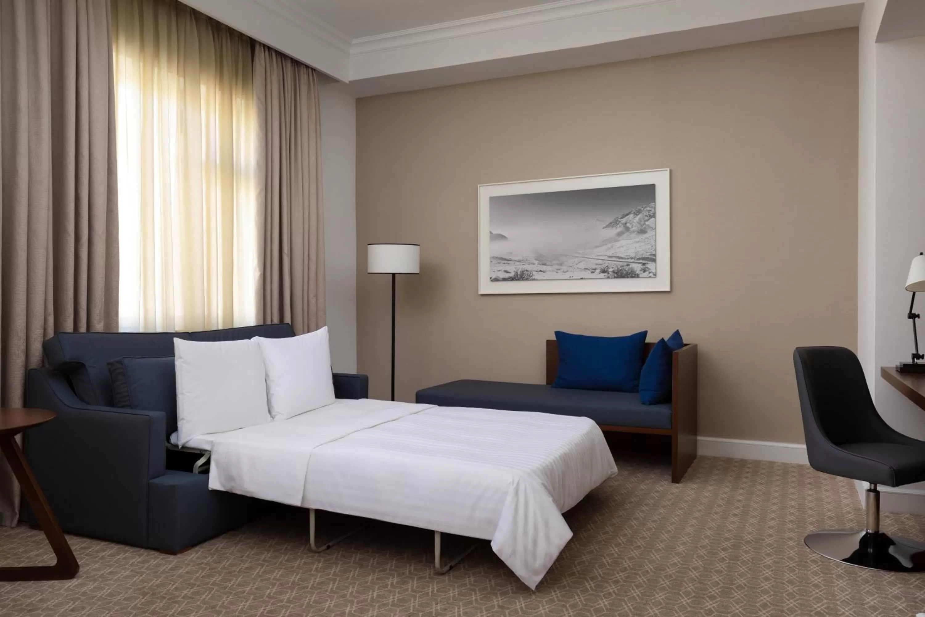 Photo of the whole room, Bed in Armenia Marriott Hotel Yerevan