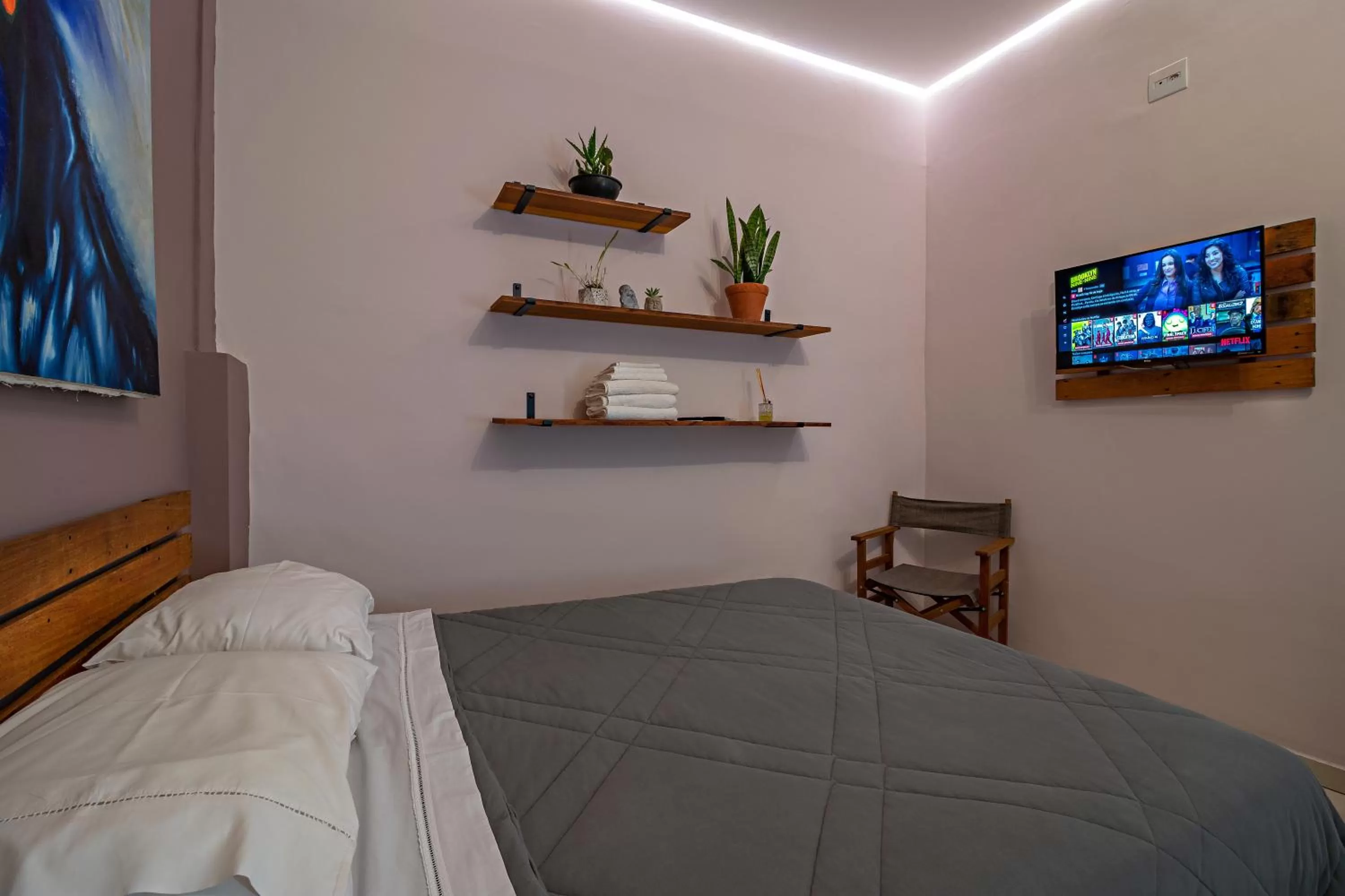 Bed in Suítes no Quintal