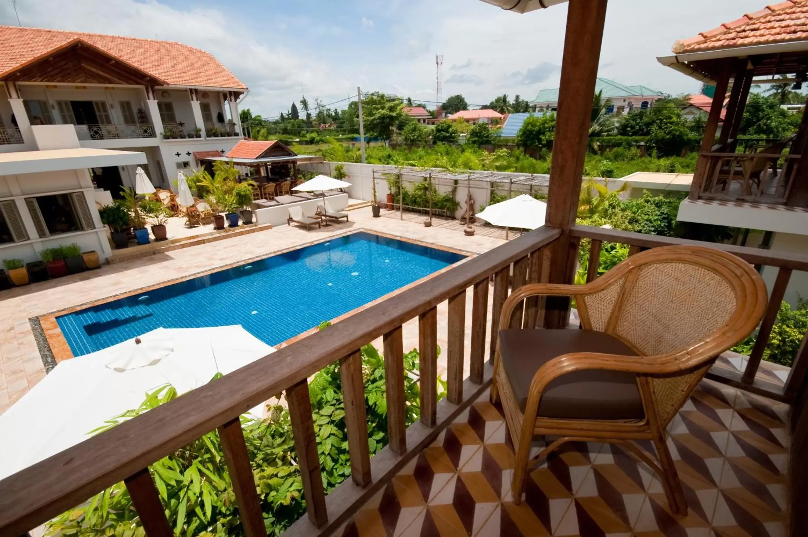 Facade/entrance, Pool View in Bambu Hotel