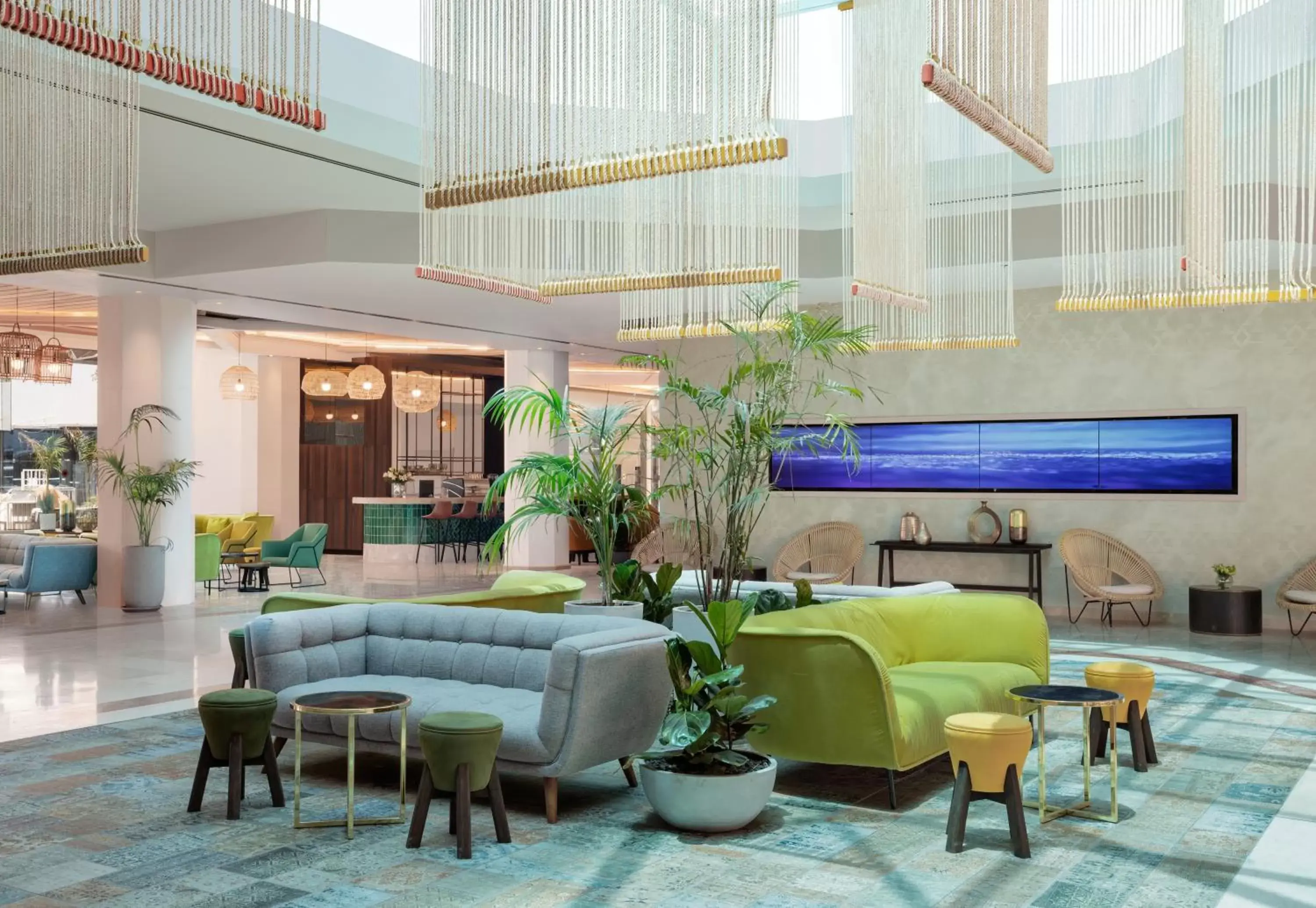Lobby or reception, Lobby/Reception in Vert Hotel Eilat by AFI Hotels
