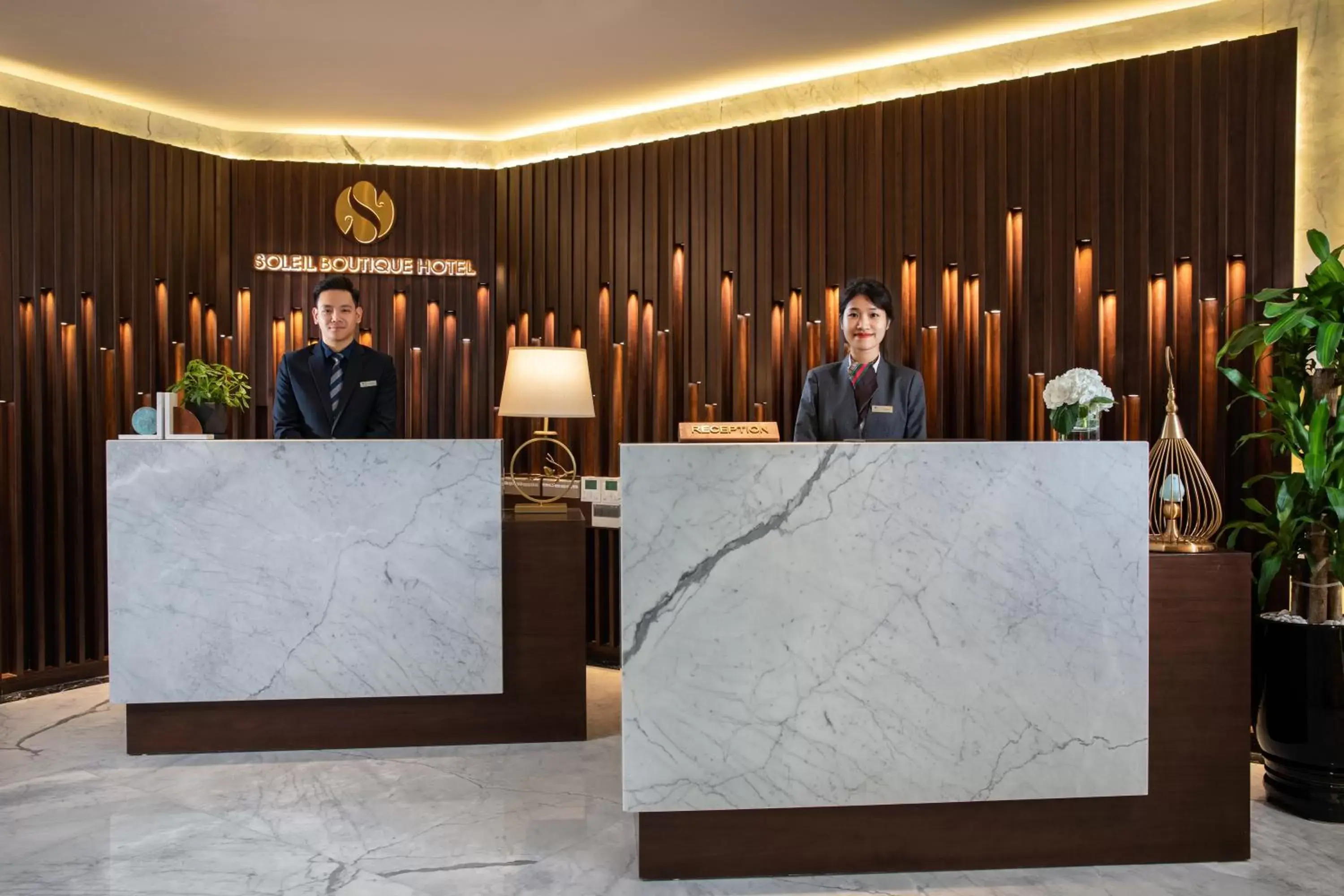 Lobby or reception in Soleil Boutique Hotel Hanoi Lobby or reception in Soleil Boutique Hotel Hanoi