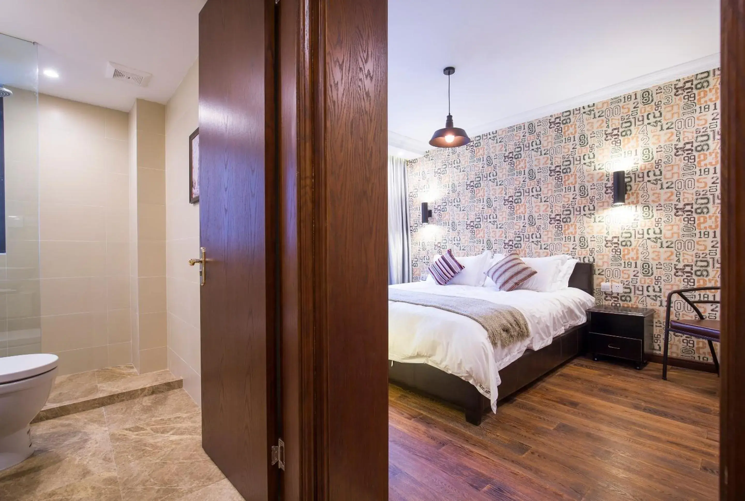 Bedroom, Bed in Shanghai Former French Concession Garden Hotel Bedroom, Bed in Shanghai Former French Concession Garden Hotel