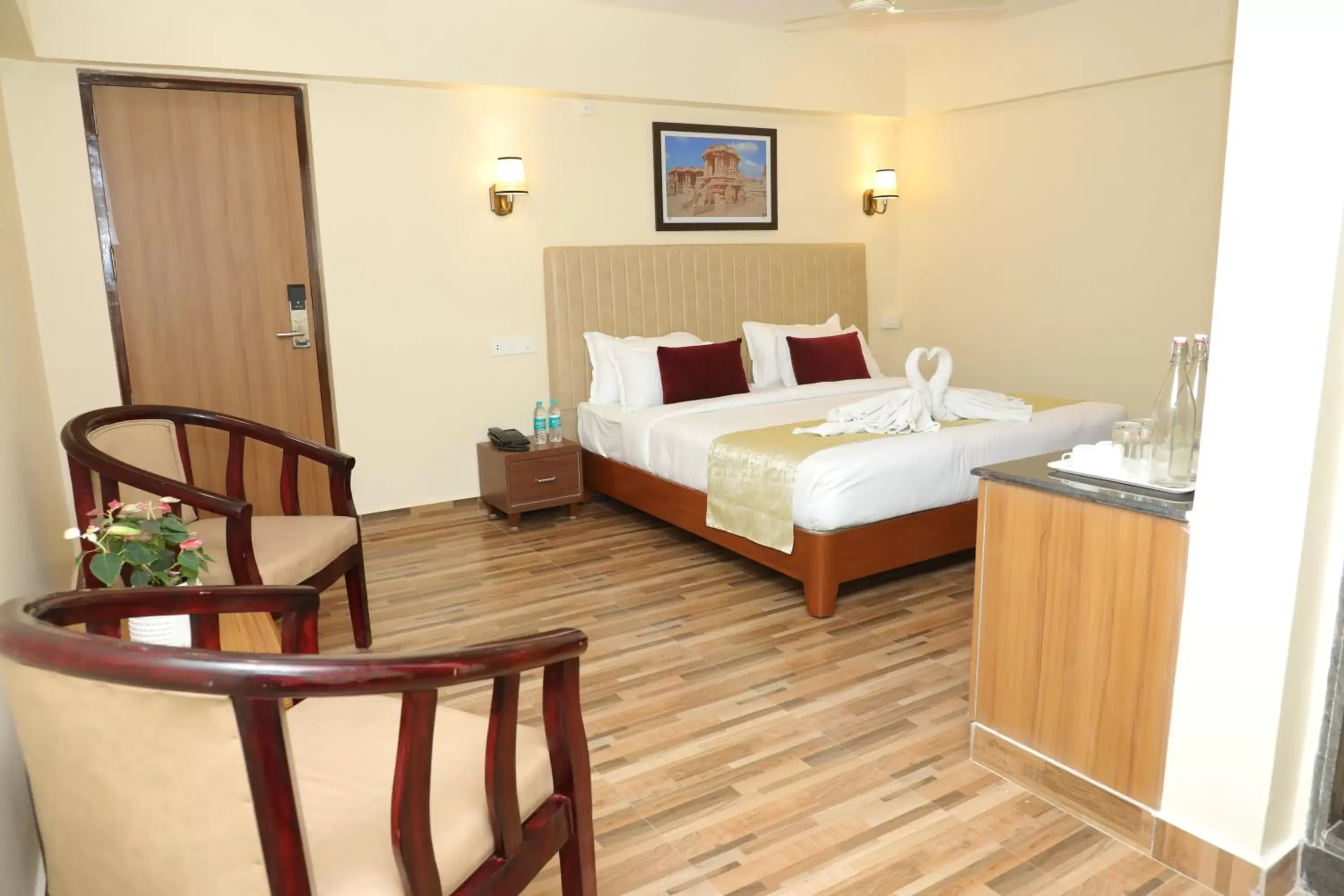 Bedroom, Bed in Gadiraju Palace Convention Centre & Hotel Bedroom, Bed in Gadiraju Palace Convention Centre & Hotel