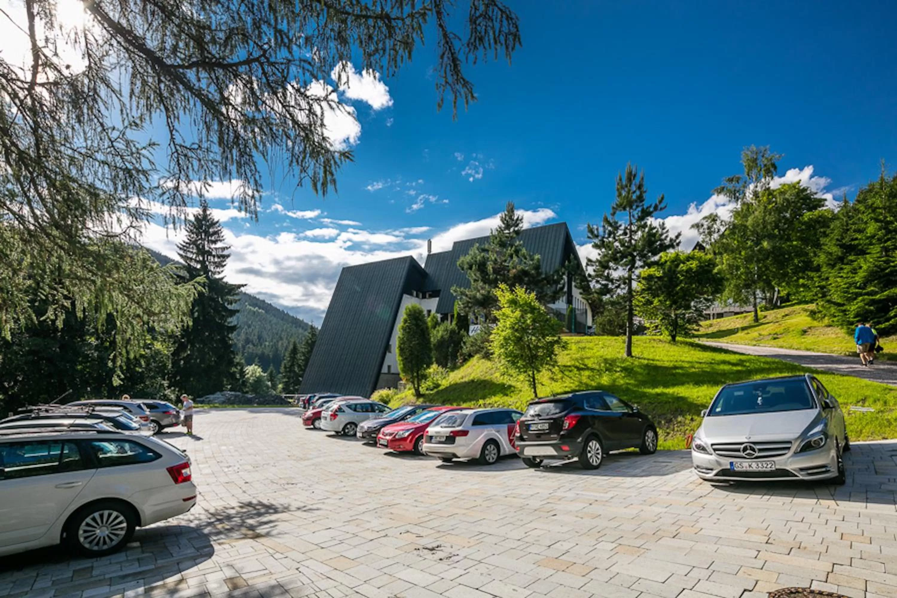 Facade/entrance in Pytloun Wellness Hotel Harrachov