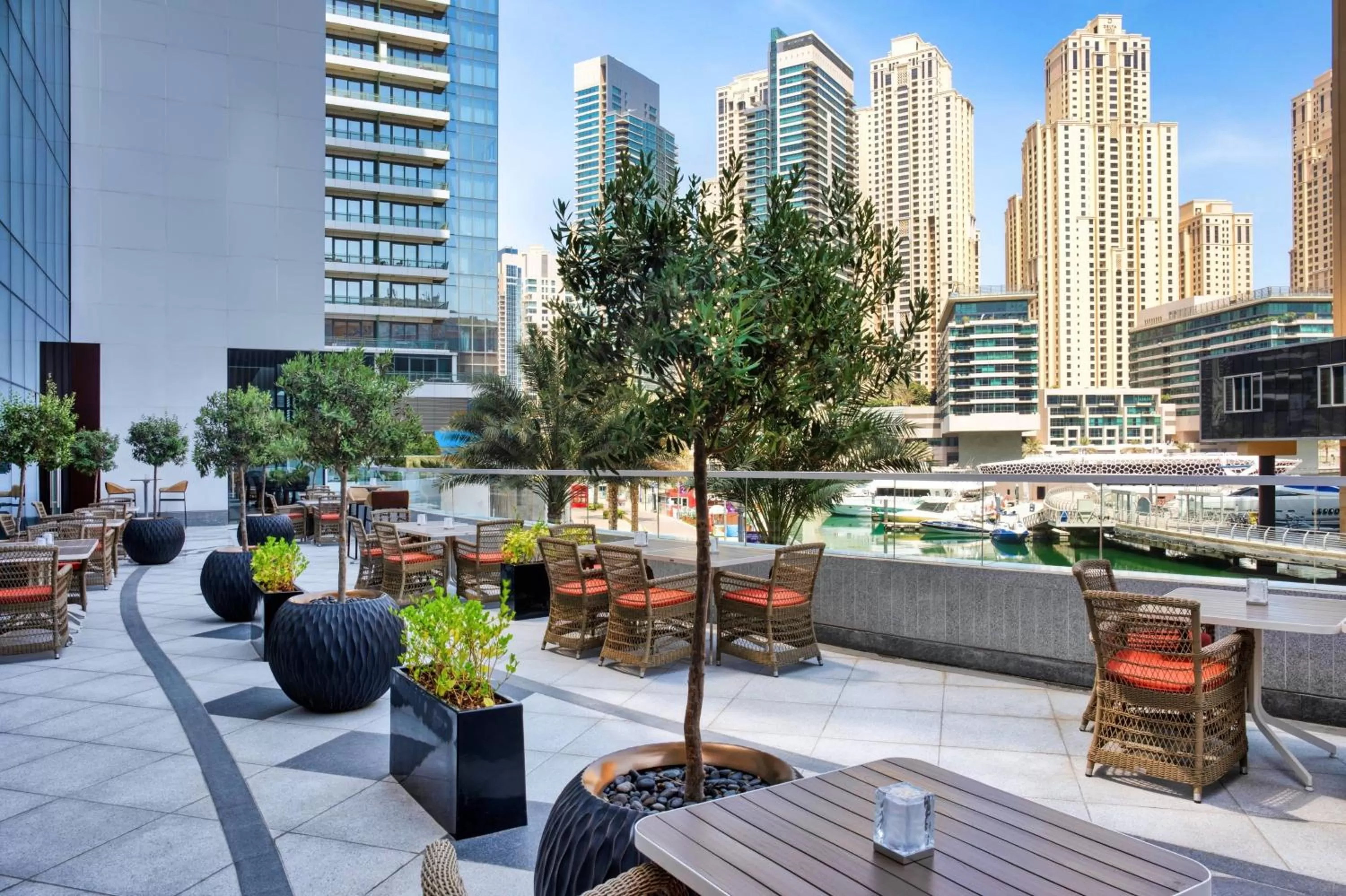 Restaurant/places to eat in Crowne Plaza Dubai Marina by IHG