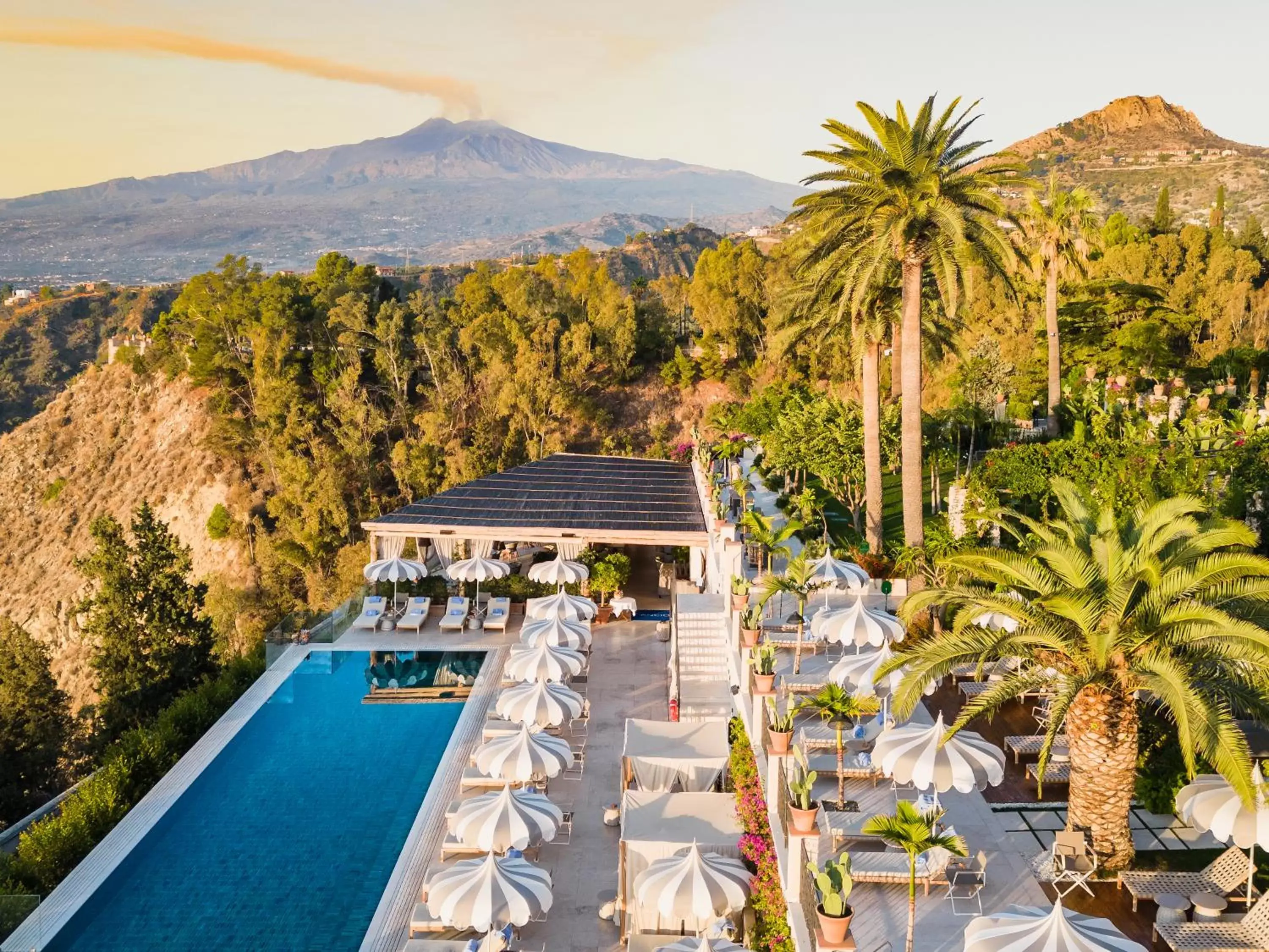 View (from property/room), Pool View in San Domenico Palace, Taormina, A Four Seasons Hotel