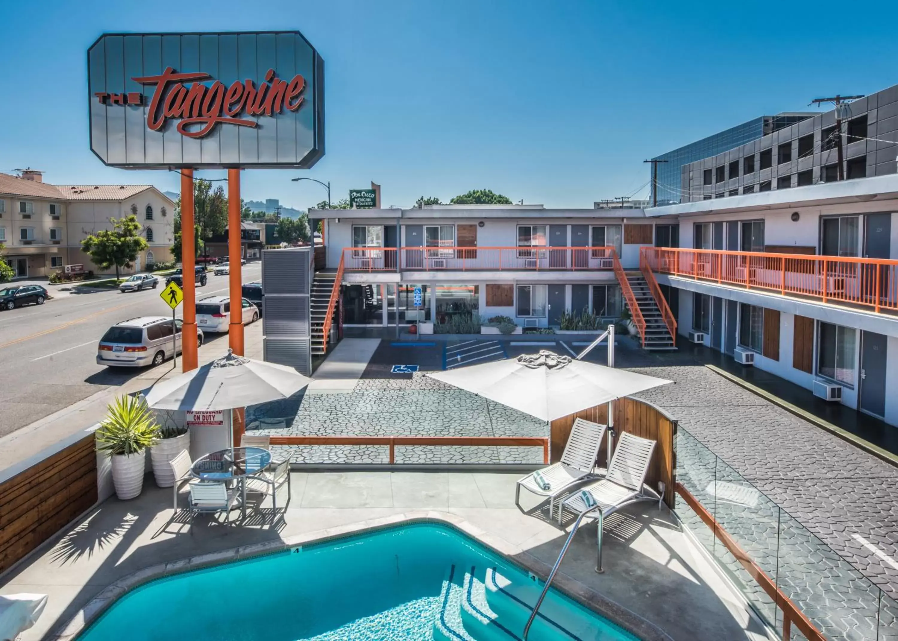 Pool View in The Tangerine - a Burbank Hotel