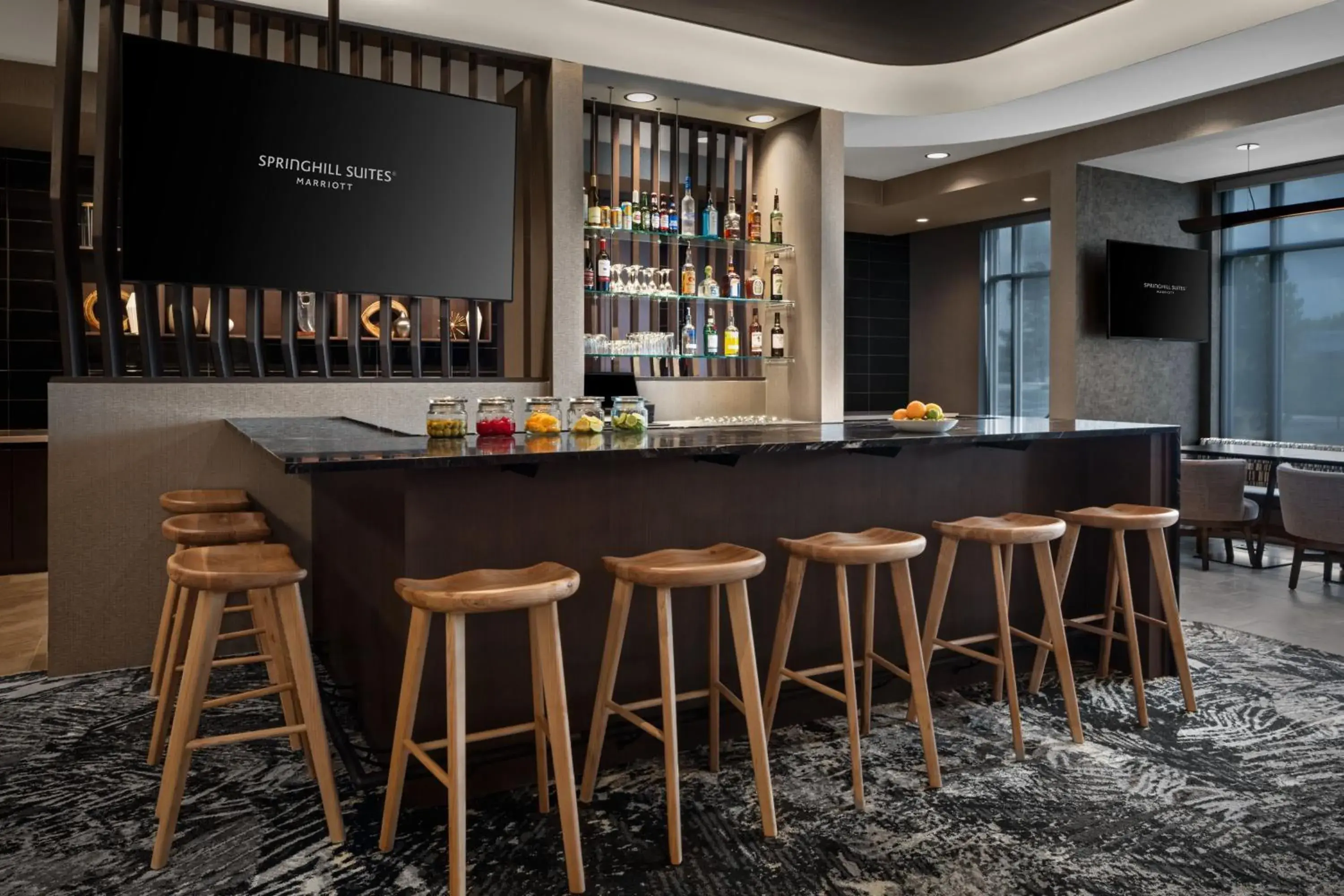 Lobby or reception, Lounge/Bar in SpringHill Suites by Marriott Kalamazoo Portage