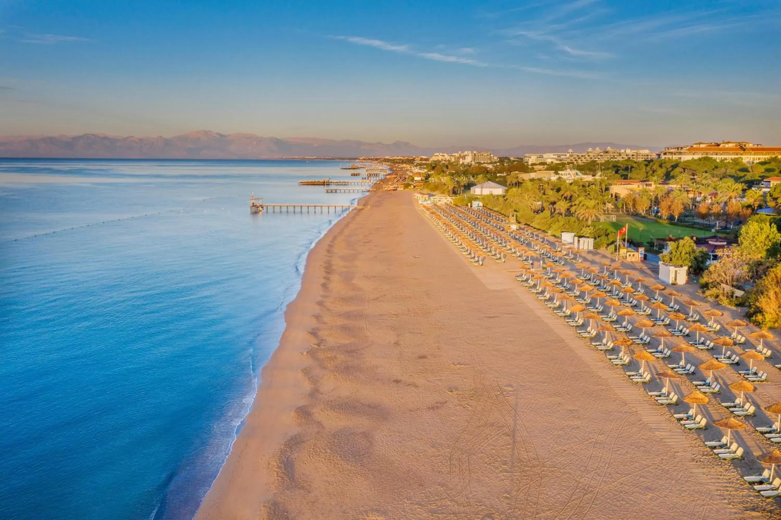 Beach in Aquaworld Belek