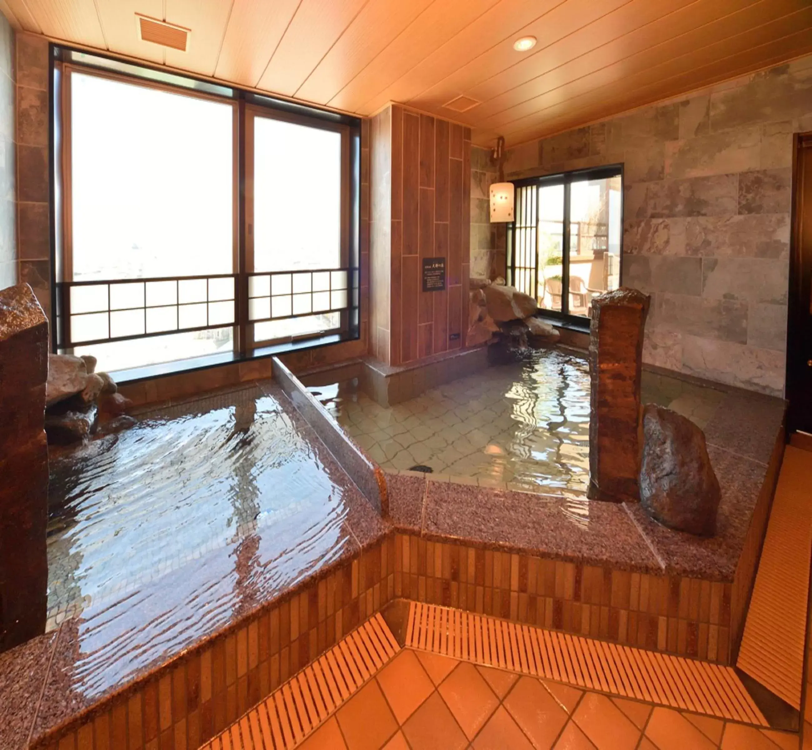 Hot Spring Bath, Swimming Pool in Dormy Inn Abashiri