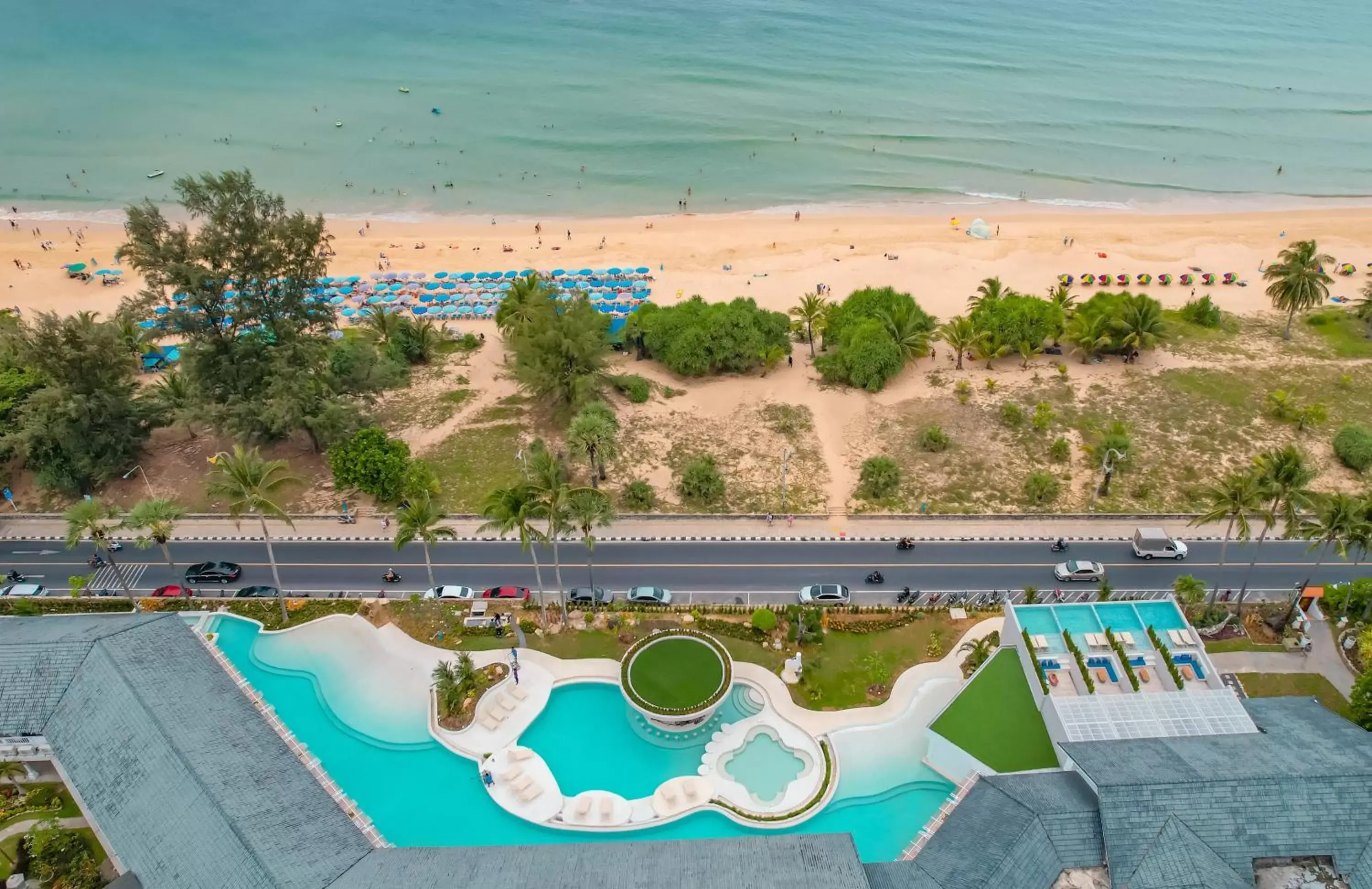 Bird's eye view, Pool View in Thavorn Palm Beach Resort Phuket - SHA Extra Plus