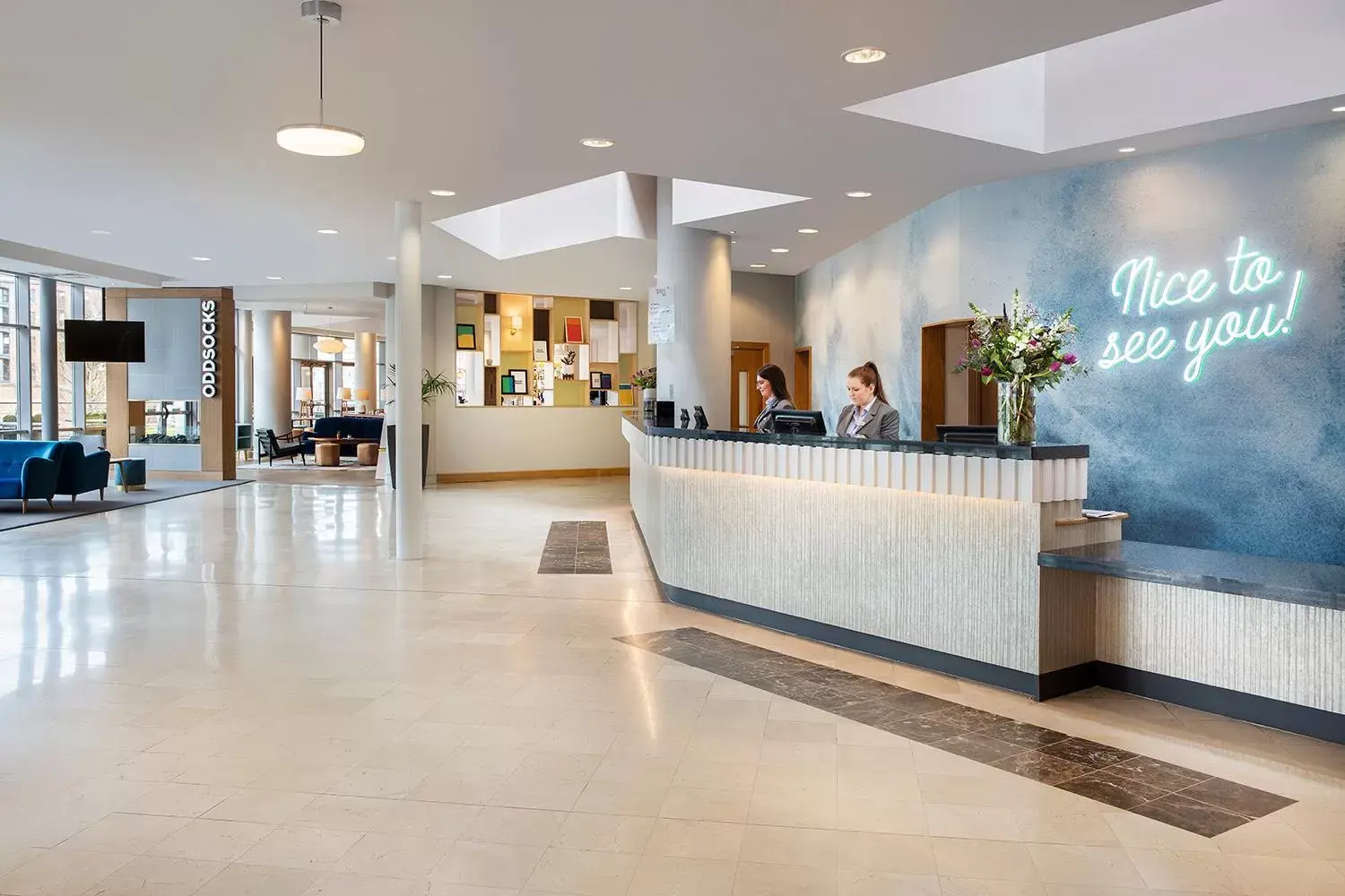 Lobby or reception, Lobby/Reception in Leonardo Hotel Liverpool - formerly Jurys Inn