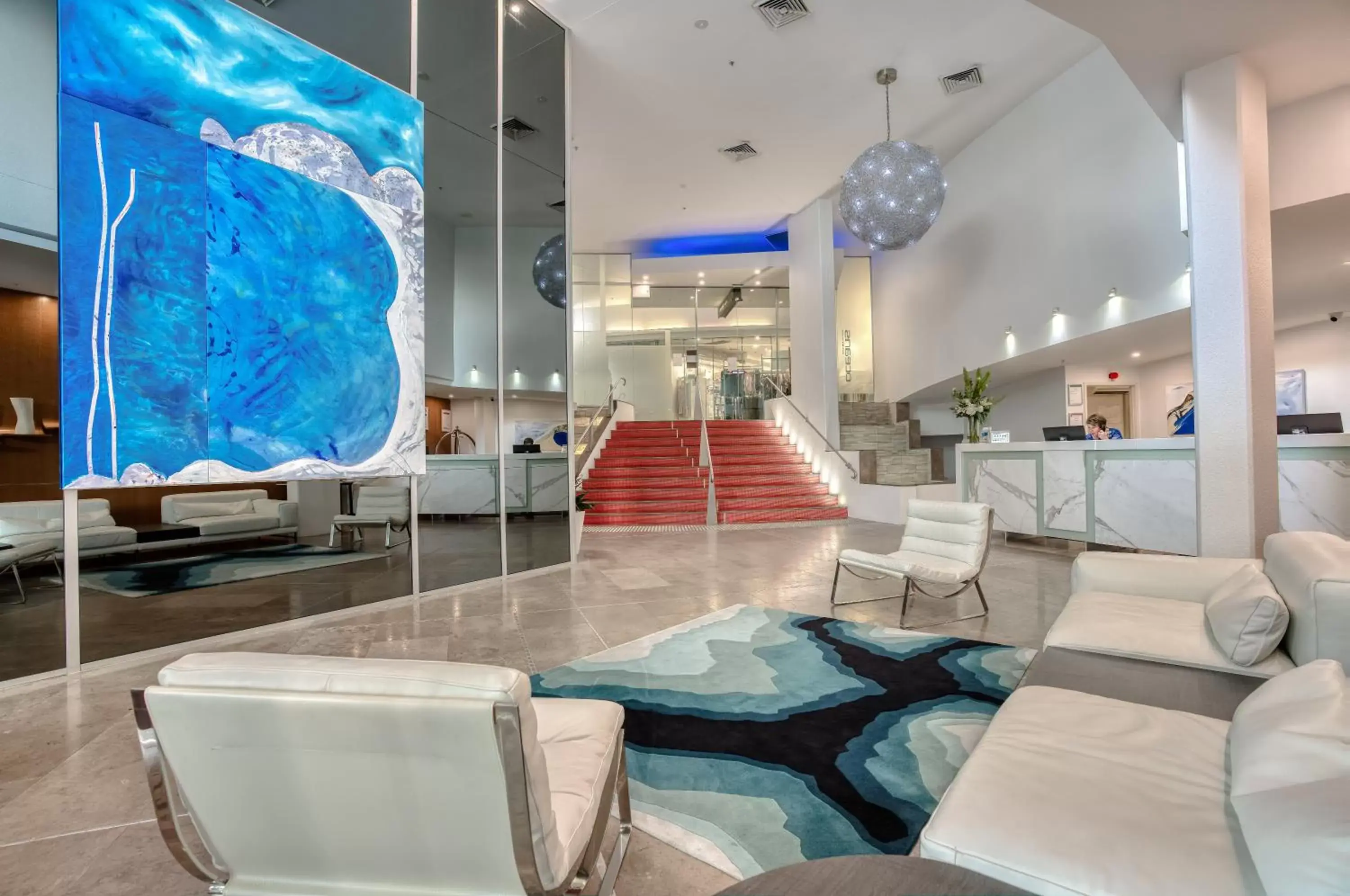 Lobby or reception in Oceans Mooloolaba Lobby or reception in Oceans Mooloolaba