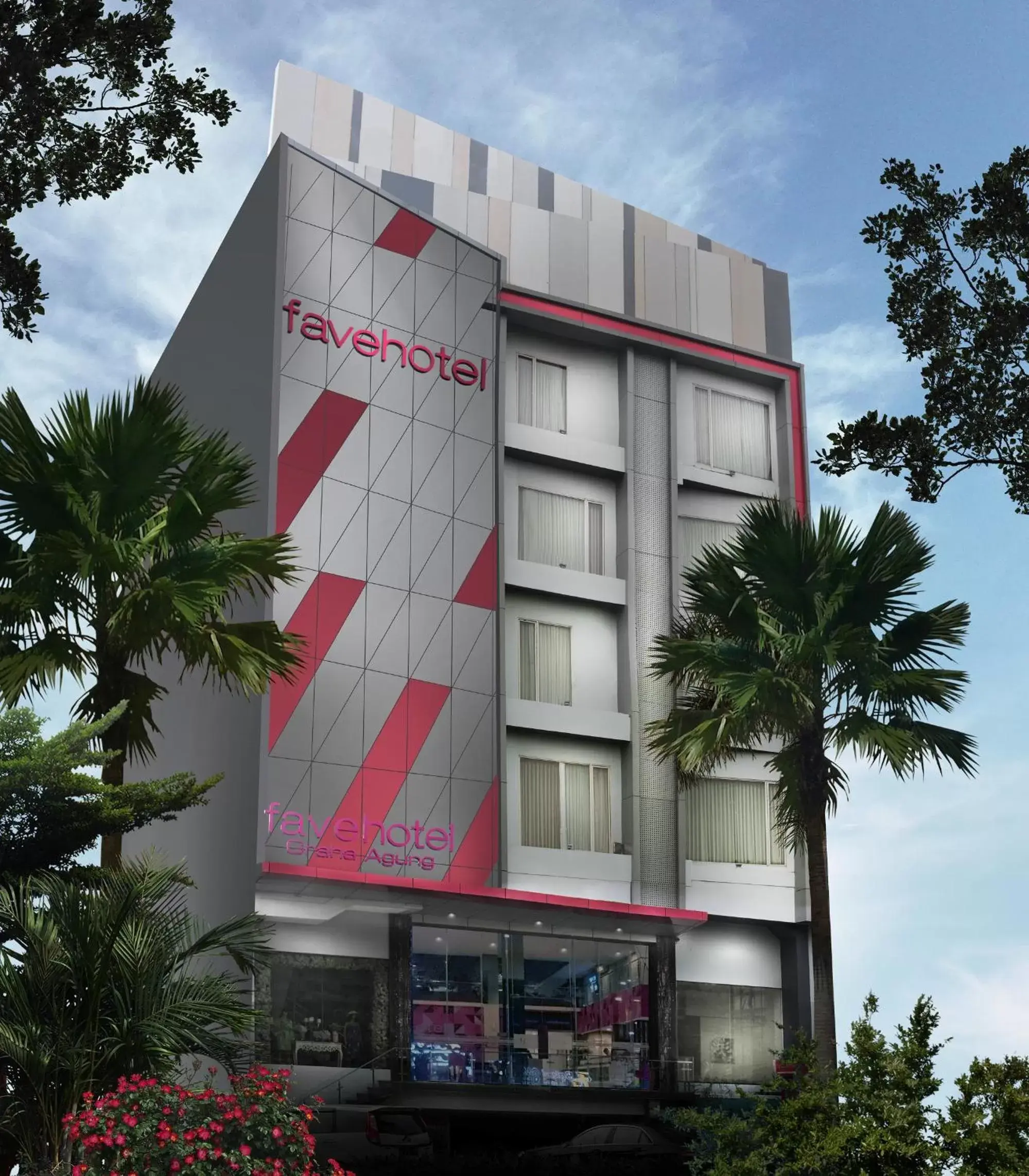 Facade/entrance, Property Building in favehotel Graha Agung Surabaya