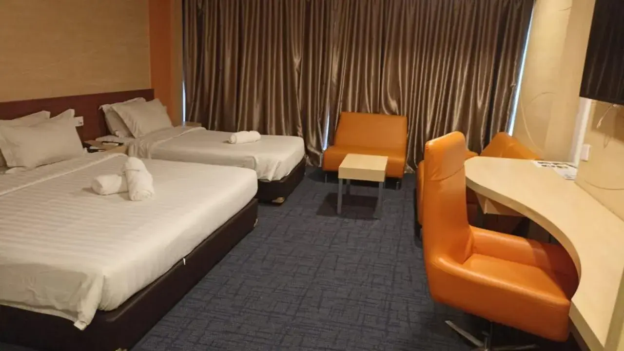 Bed in De Palma Hotel Shah Alam