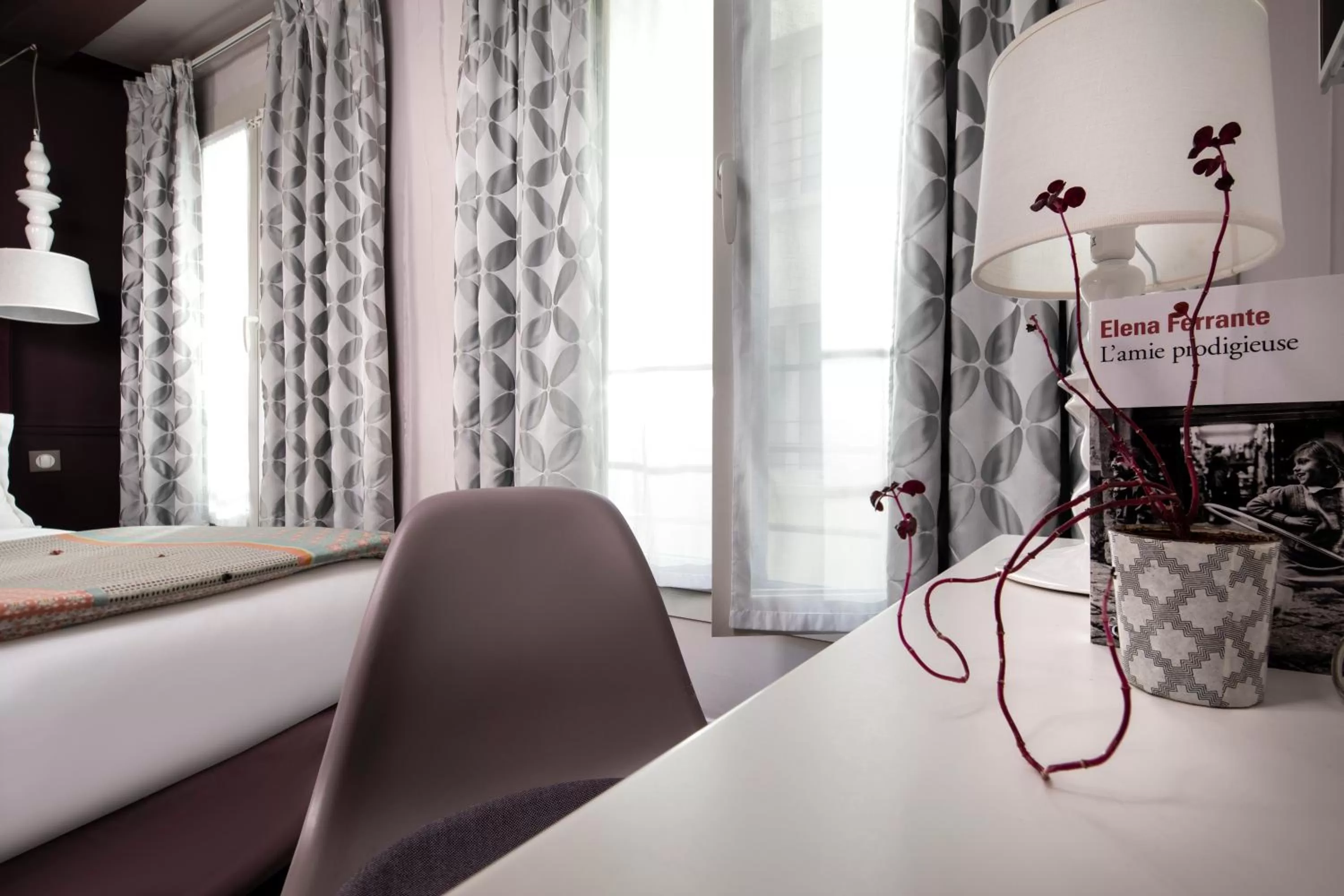 Decorative detail in Hôtel Marais Hôme