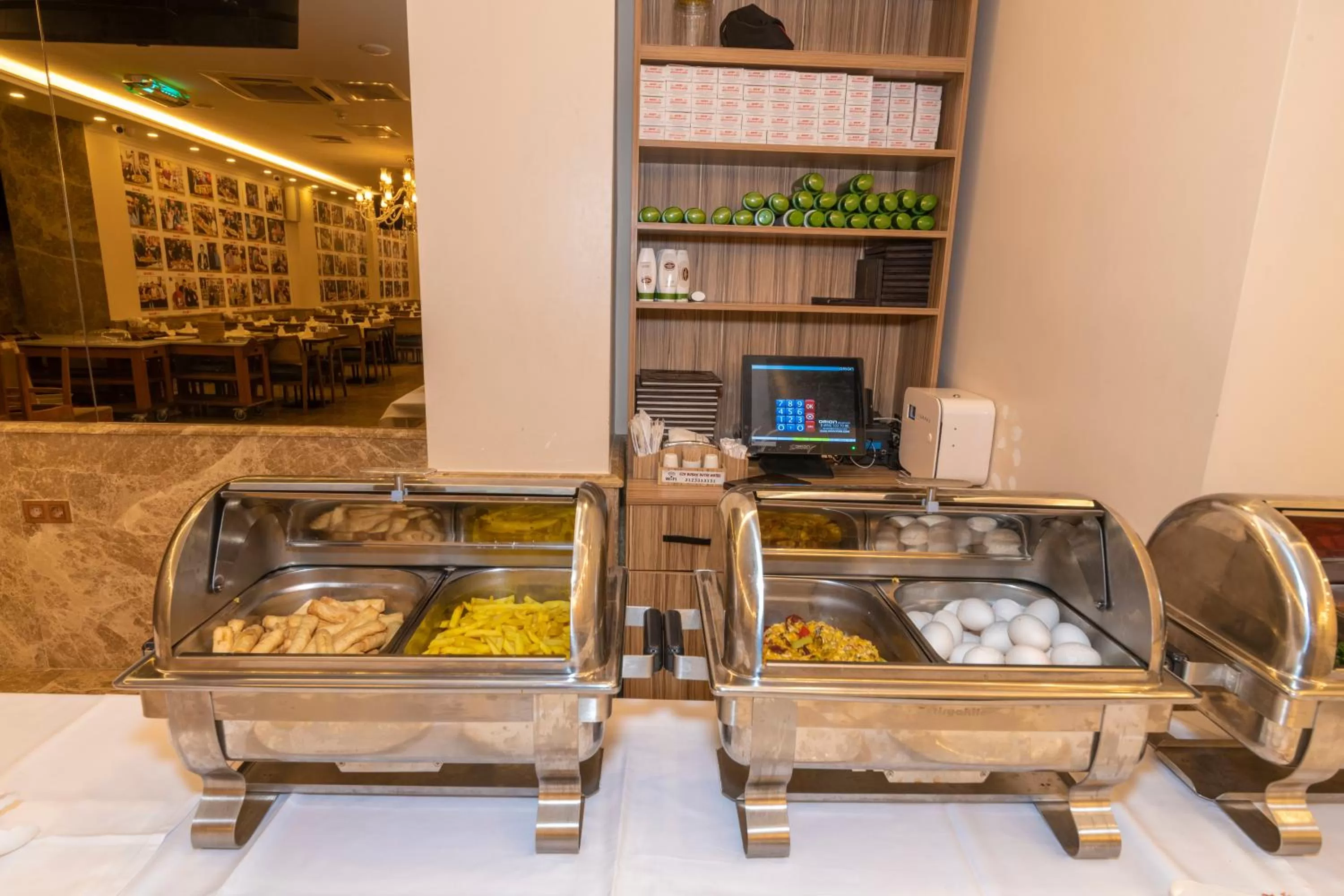 Buffet breakfast in Almadina Hotel Istanbul