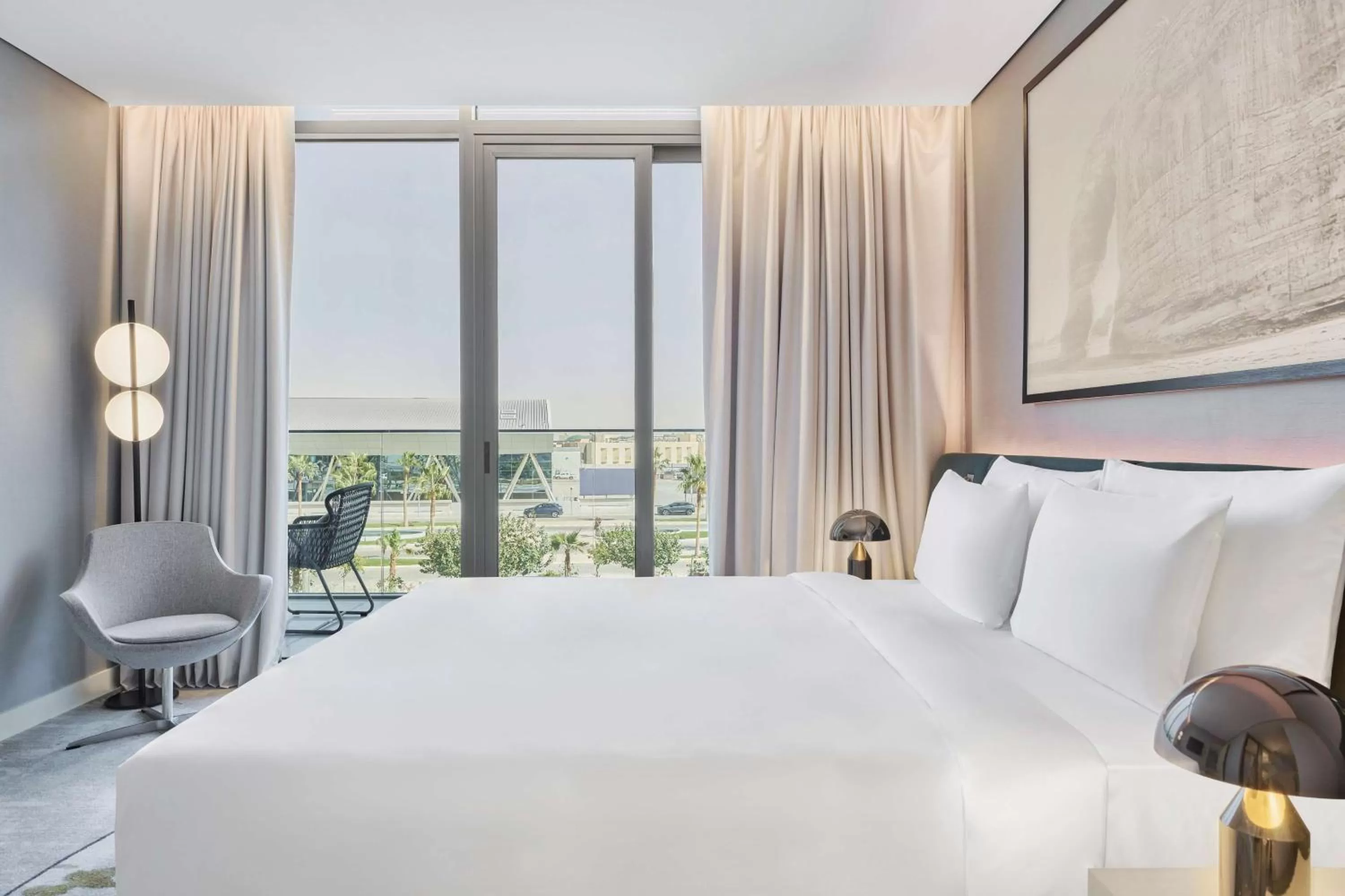 Photo of the whole room, Bed in Radisson Blu Hotel Riyadh Convention and Exhibition Center