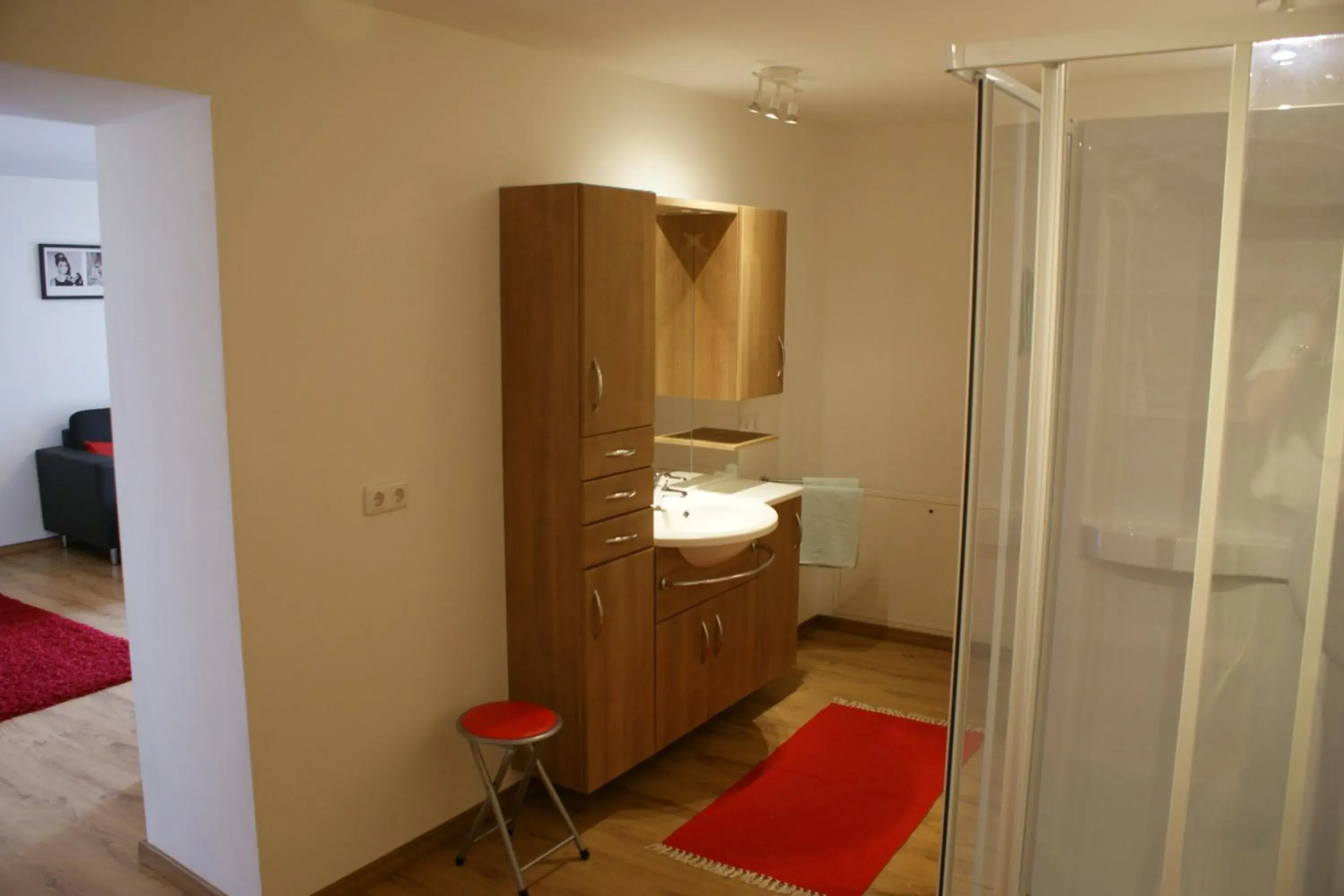 Bathroom in Hotel Apartment Auwirt