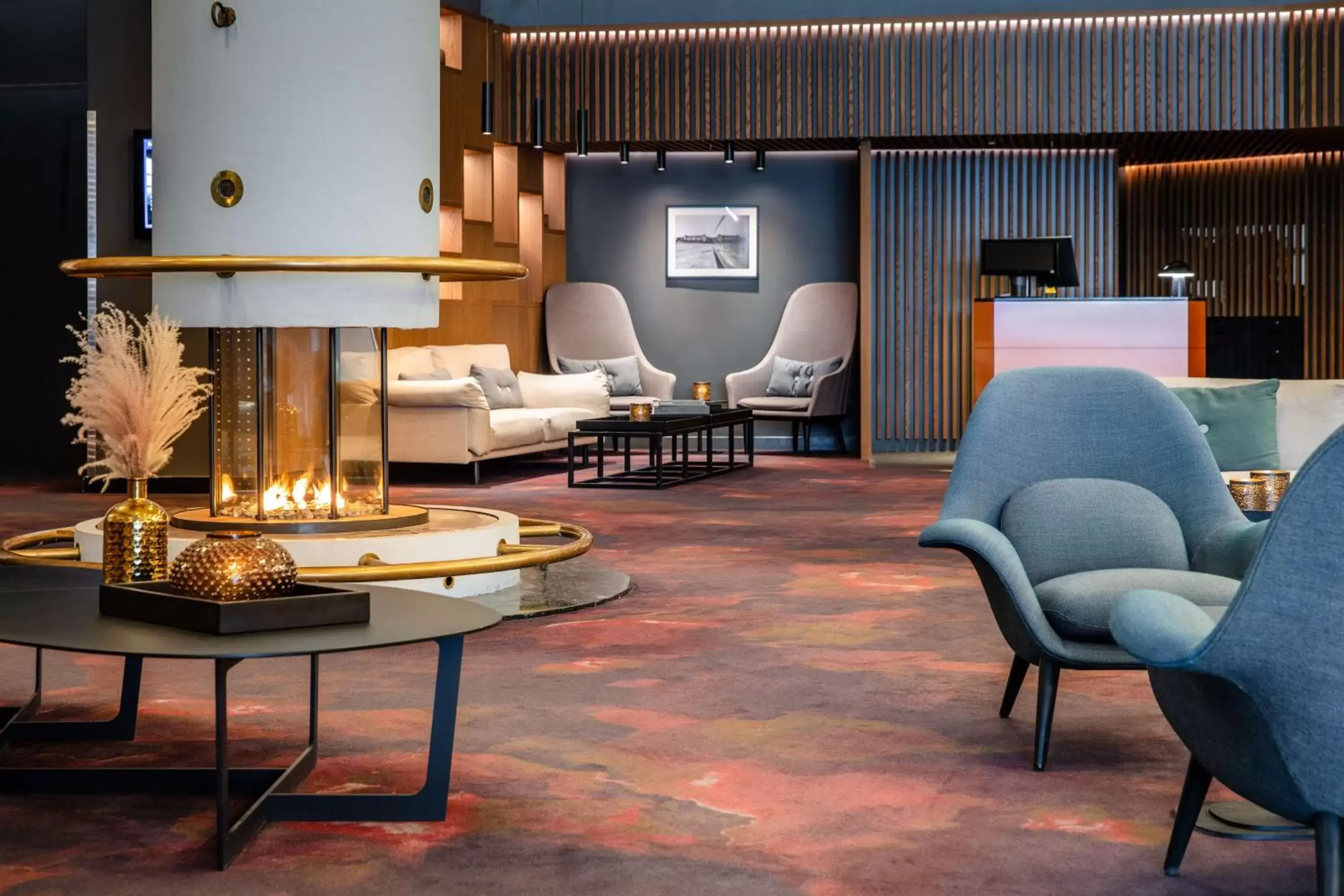 Lobby or reception, Seating Area in Radisson Blu Scandinavia Hotel, Oslo