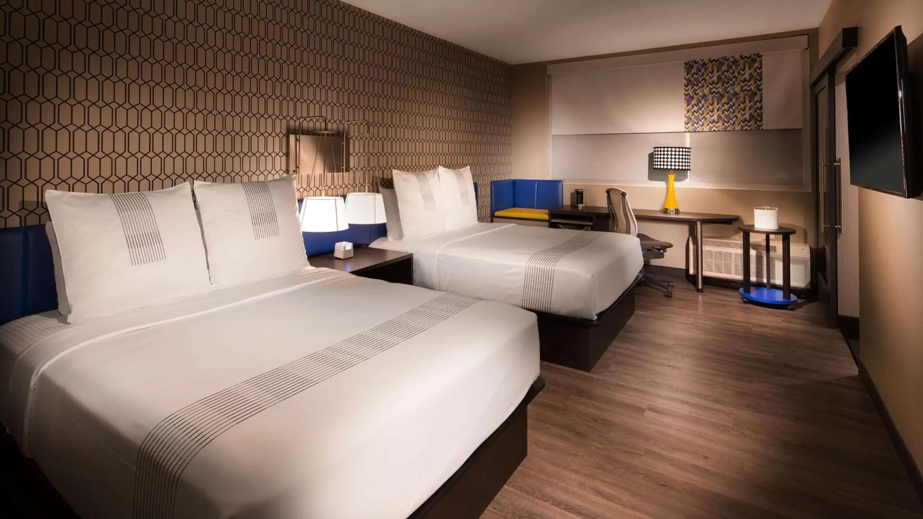Queen Room with Two Queen Beds and Roll-In Shower - Disability Access in GLō Best Western DeSoto Dallas Queen Room with Two Queen Beds and Roll-In Shower - Disability Access in GLō Best Western DeSoto Dallas