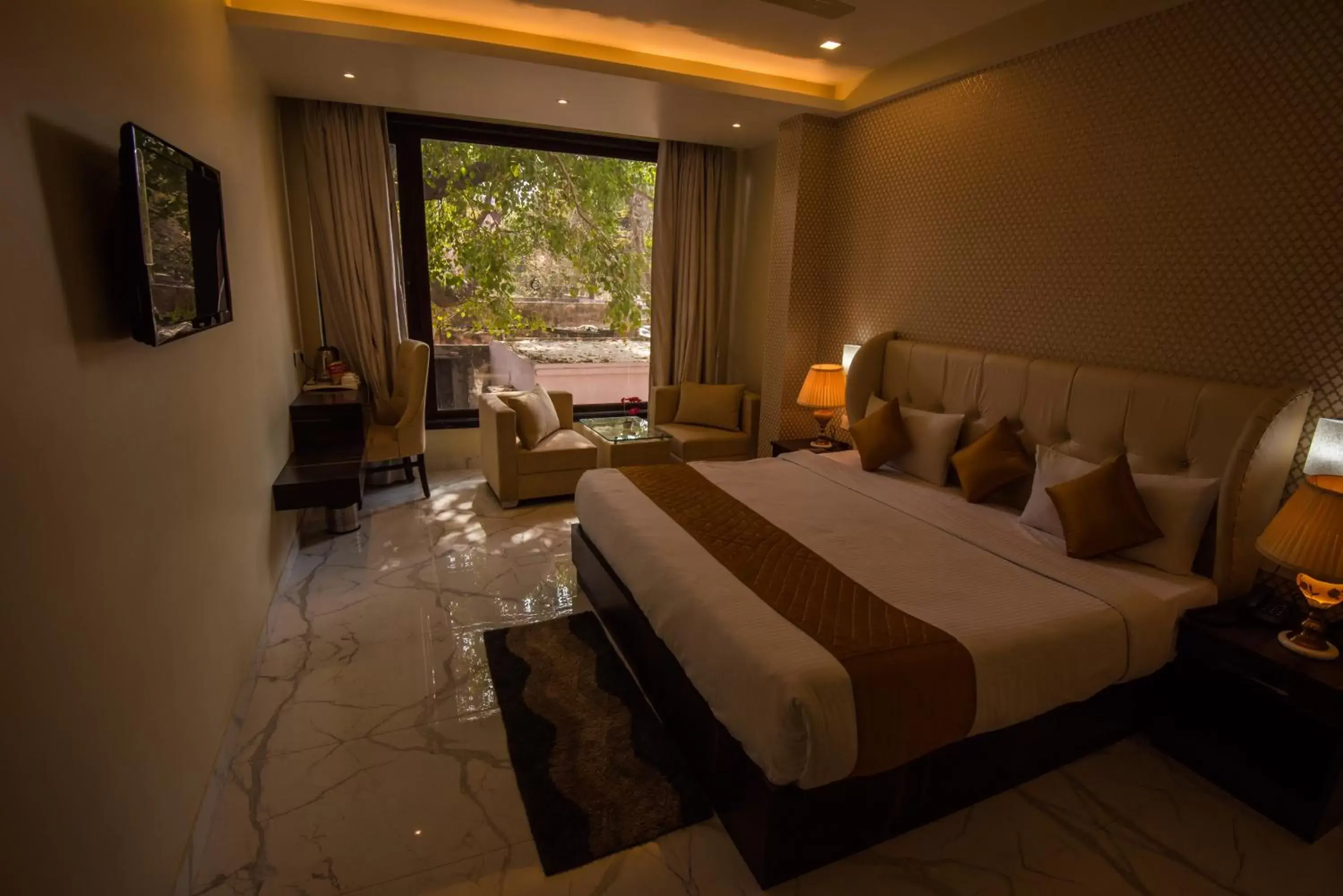 Bedroom in Hotel Heritage Inn at Assi Ghat