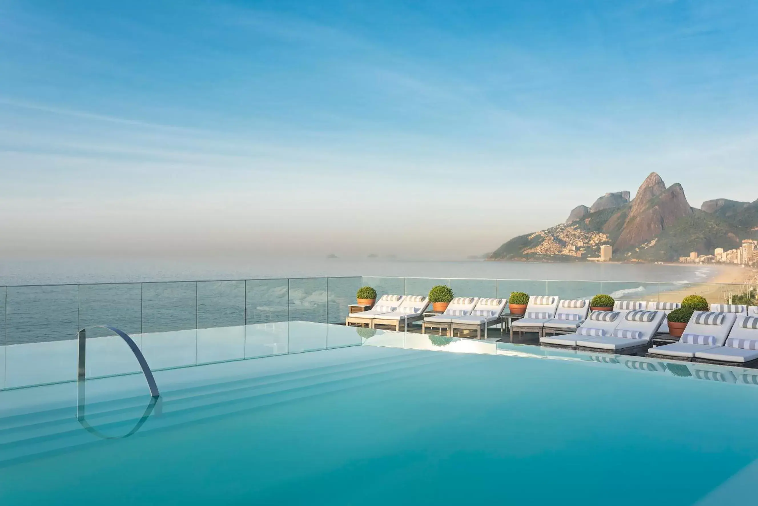 Balcony/Terrace, Swimming Pool in Hotel Fasano Rio de Janeiro