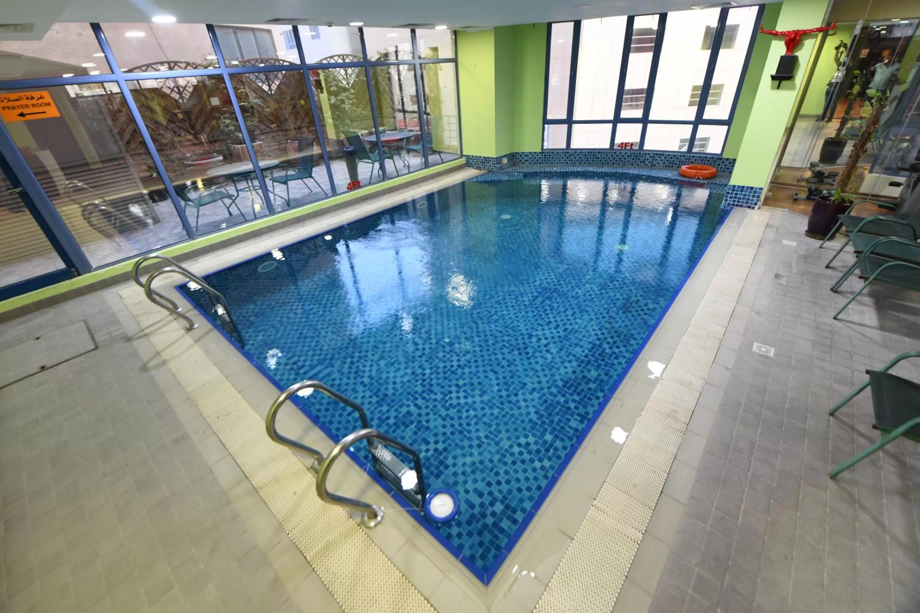 Pool view in Grand Safir Hotel