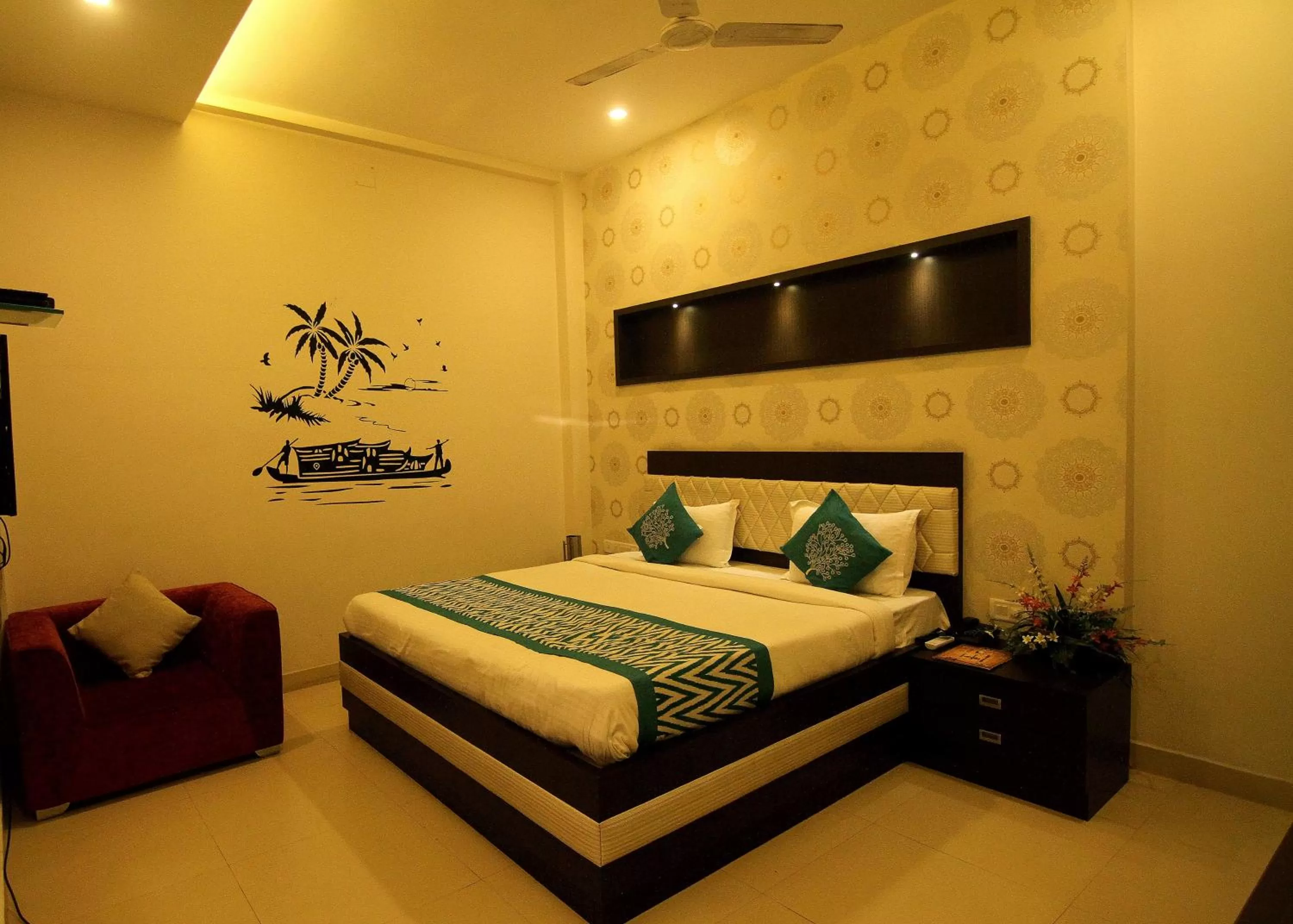 Bedroom, Bed in Hotel Rivera Palace