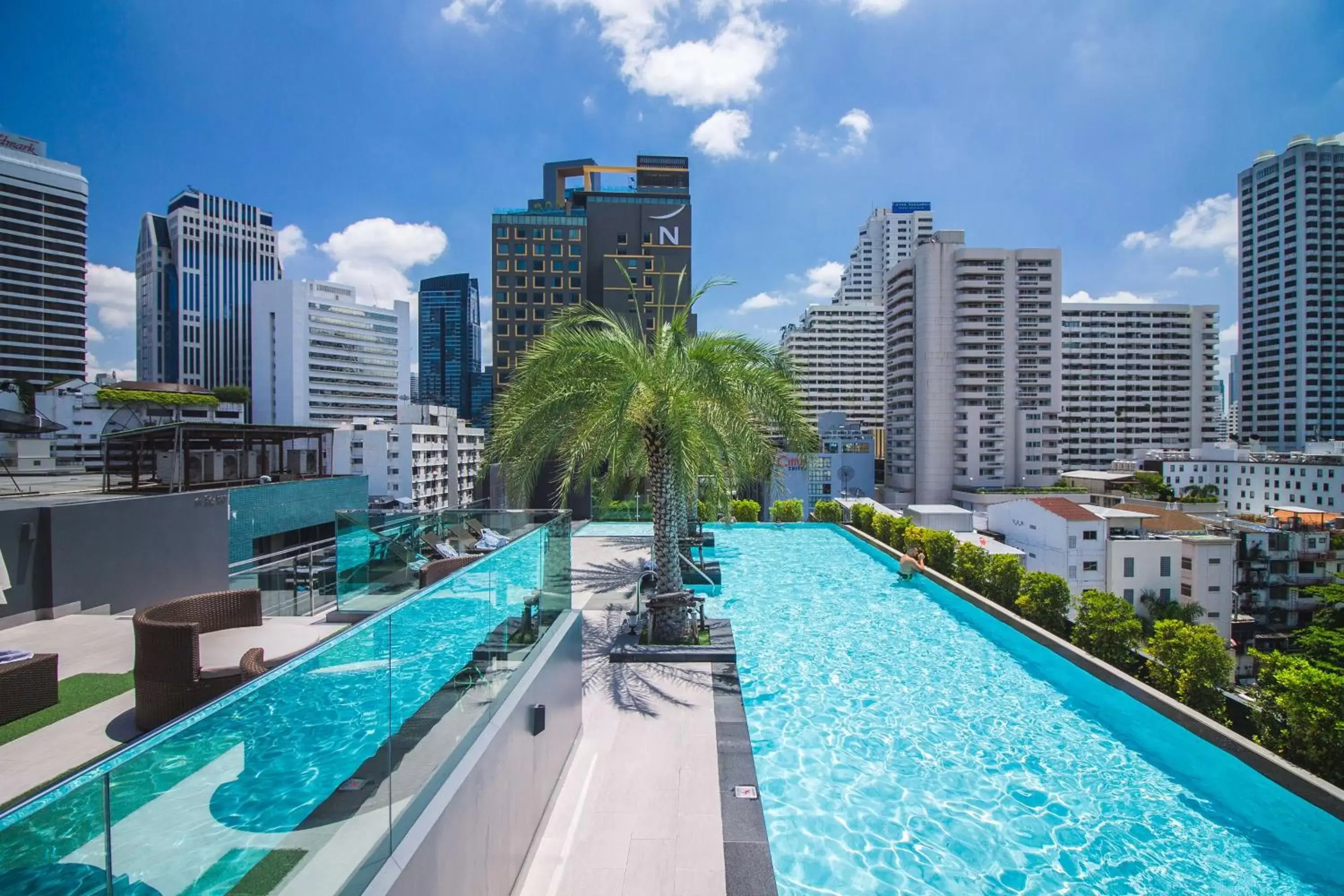 Pool view, Swimming Pool in SureStay Plus Hotel by Best Western Sukhumvit 2