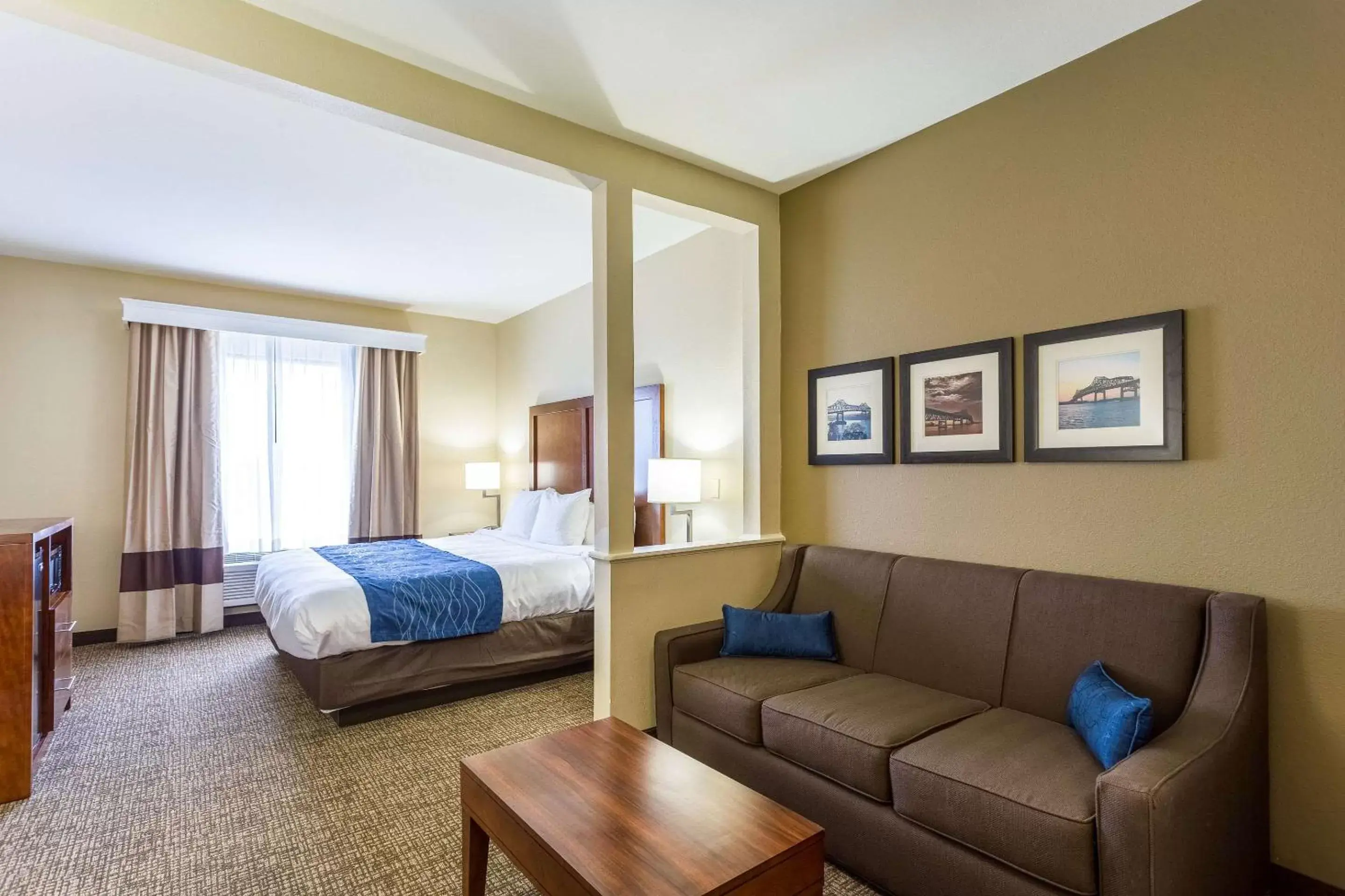 Photo of the whole room in Comfort Inn & Suites Baton Rouge Airport