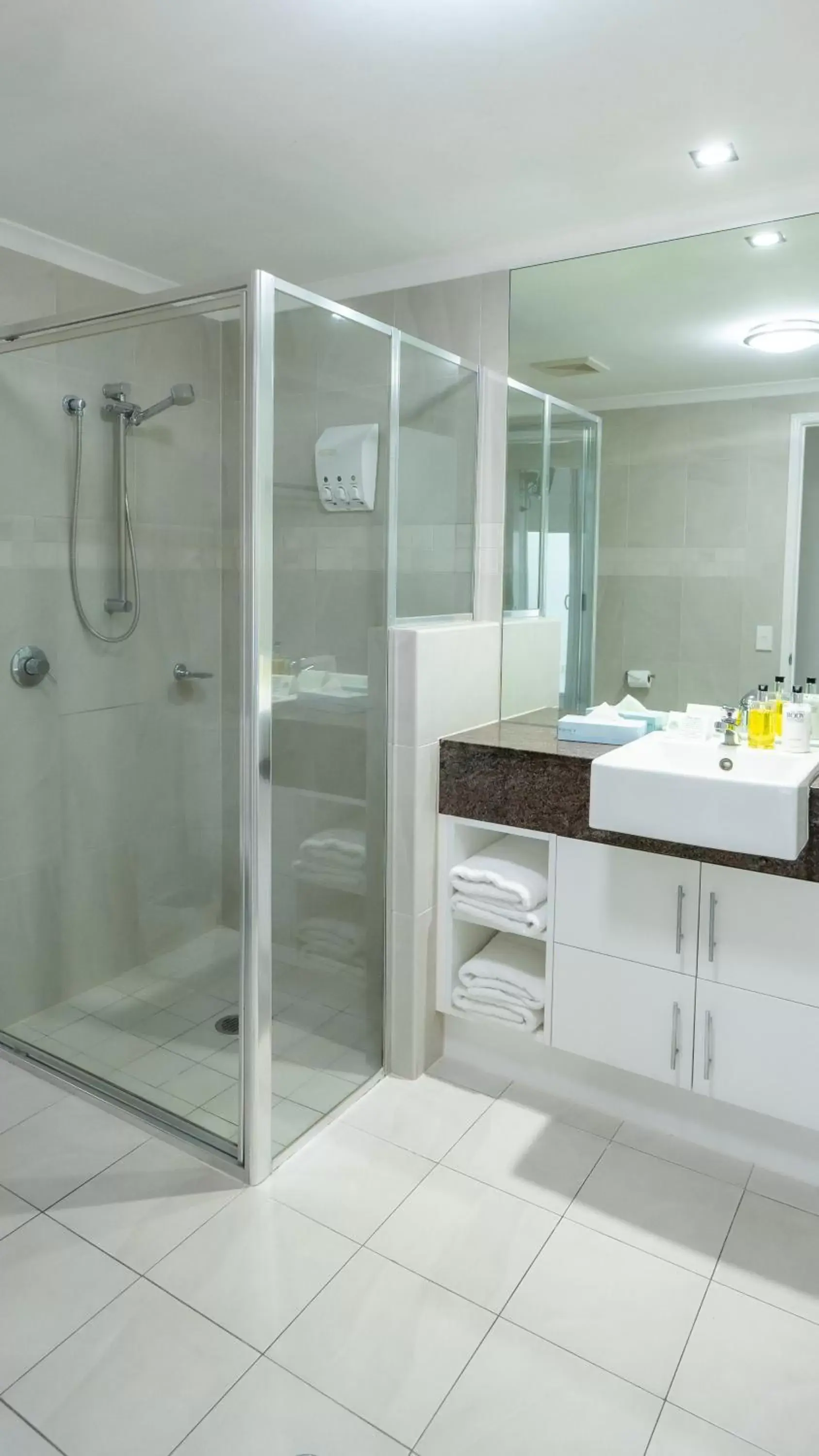 Bathroom in Waters Edge Apartment Cairns