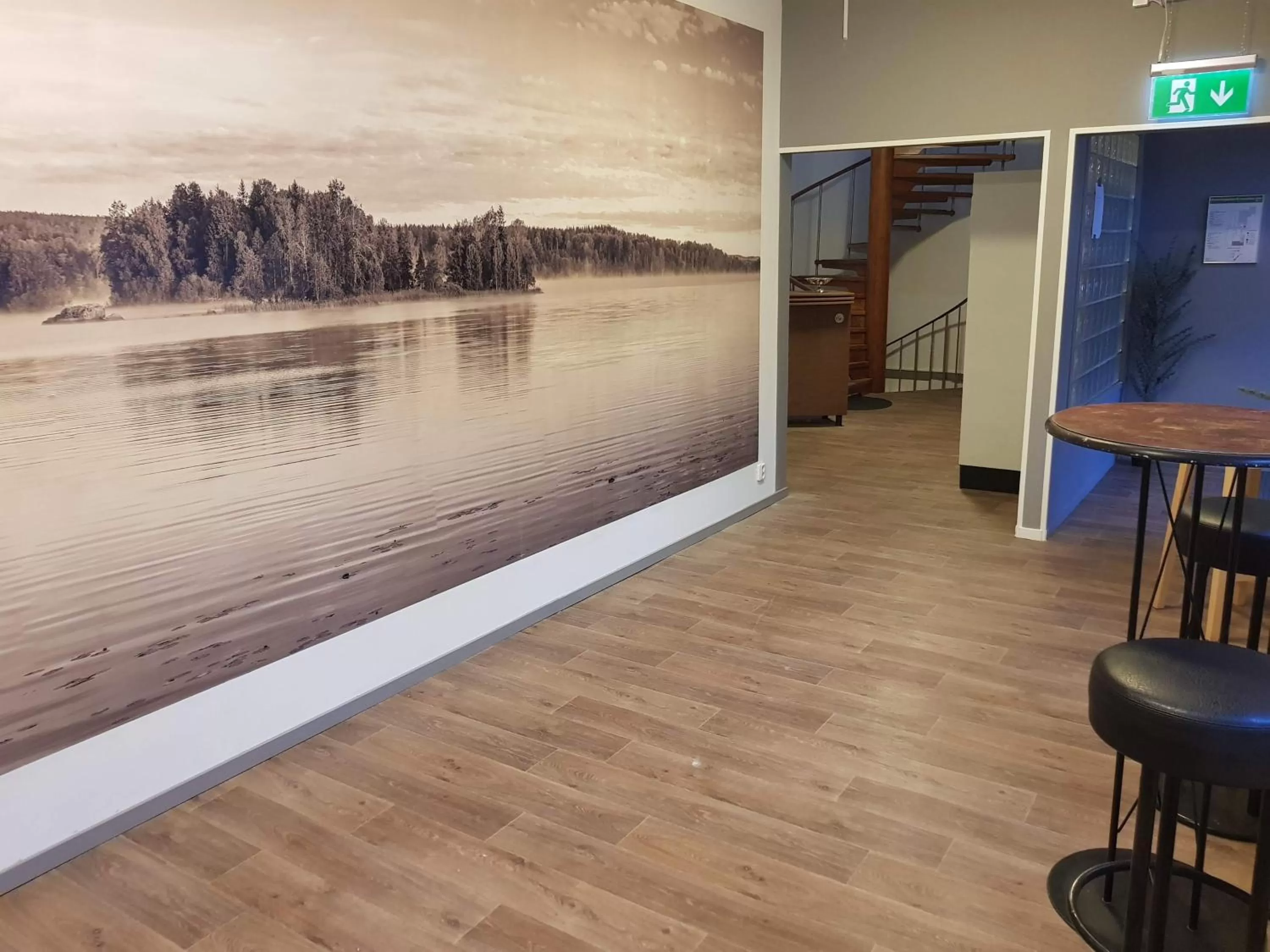 Lobby or reception in Brukshotellet Skinnsberg