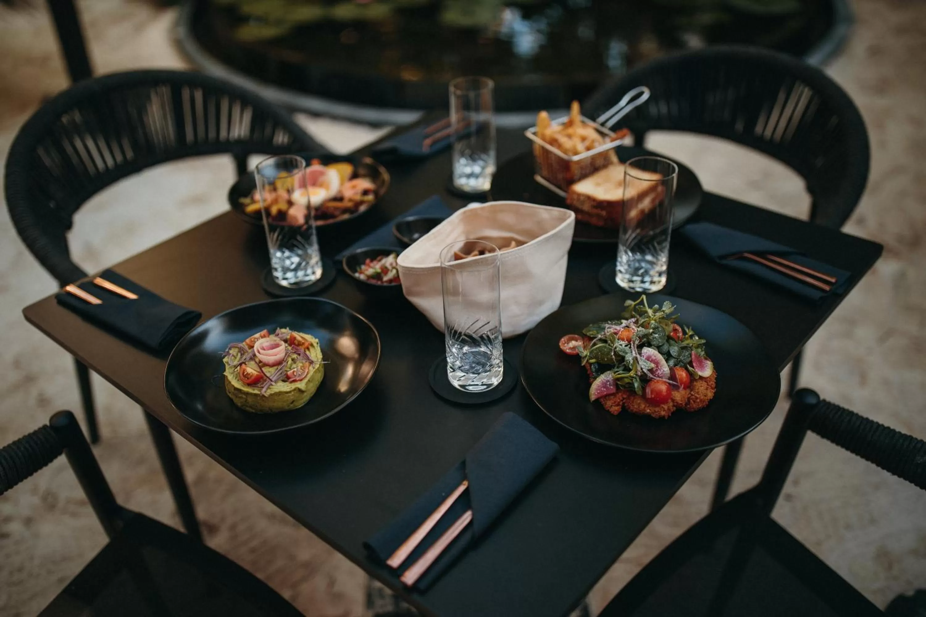 Food in Tago Tulum by G Hotels