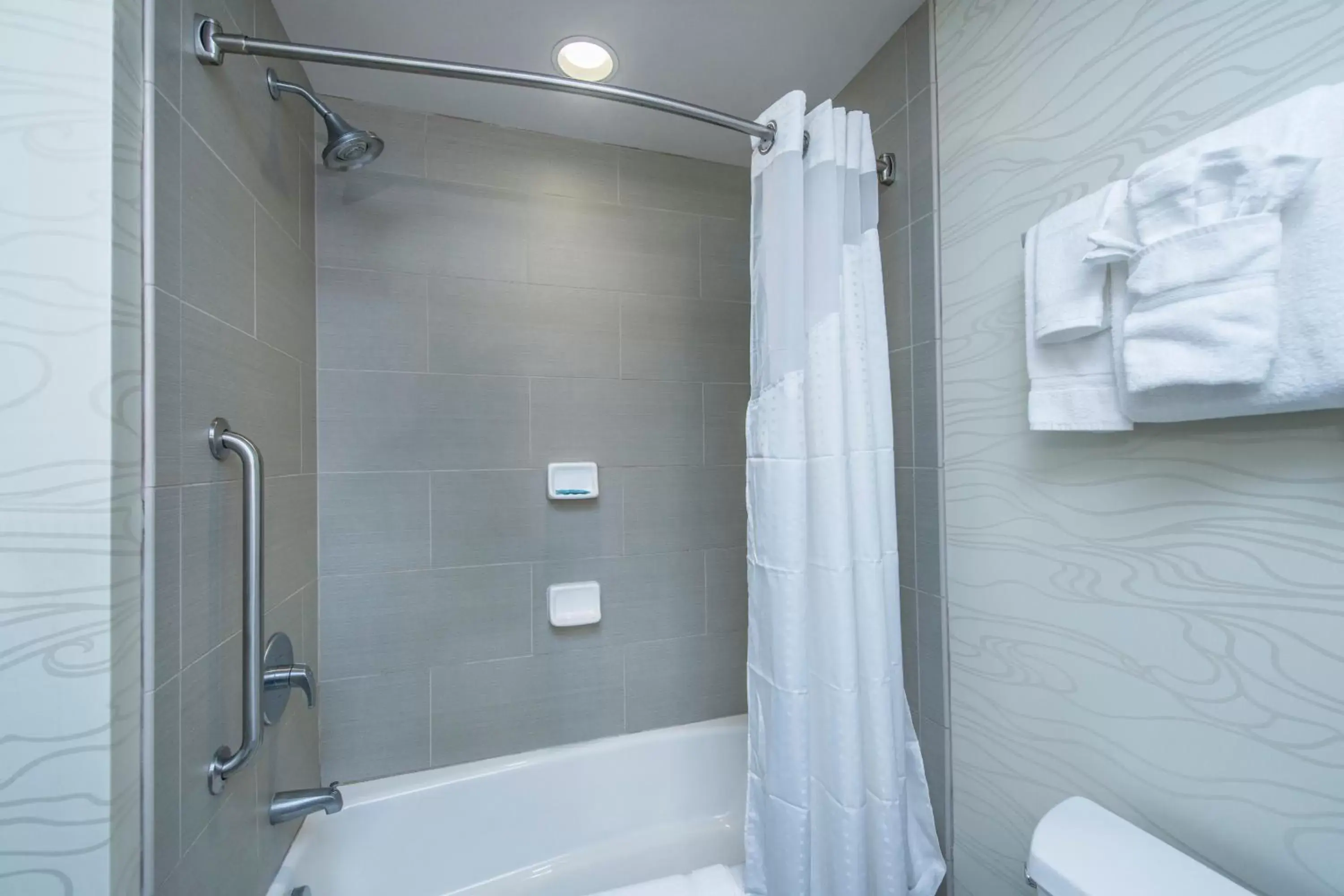 Shower, Bathroom in Holiday Inn Express and Suites North Charleston, an IHG Hotel