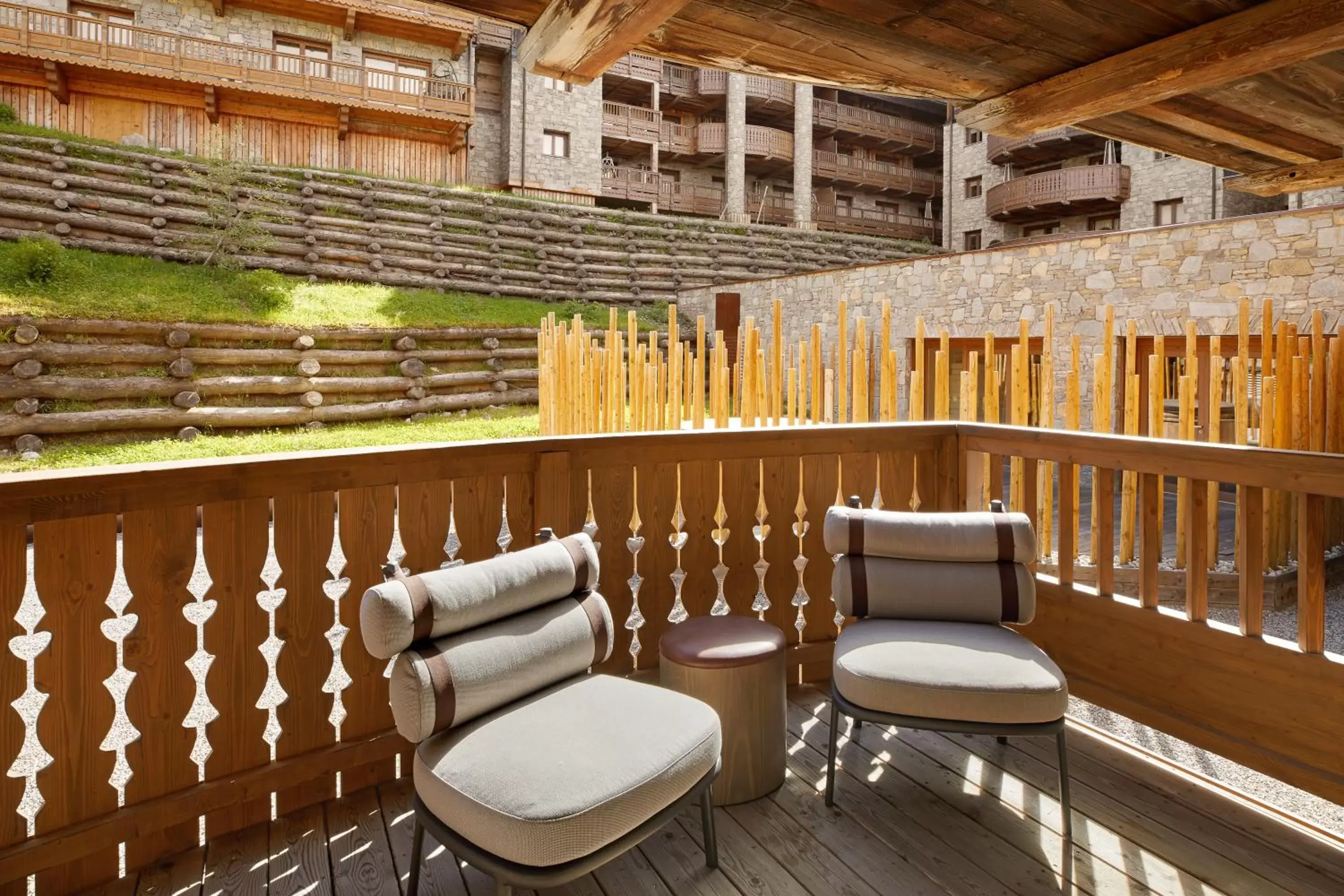 Balcony/Terrace in Six Senses Residences & Spa Courchevel