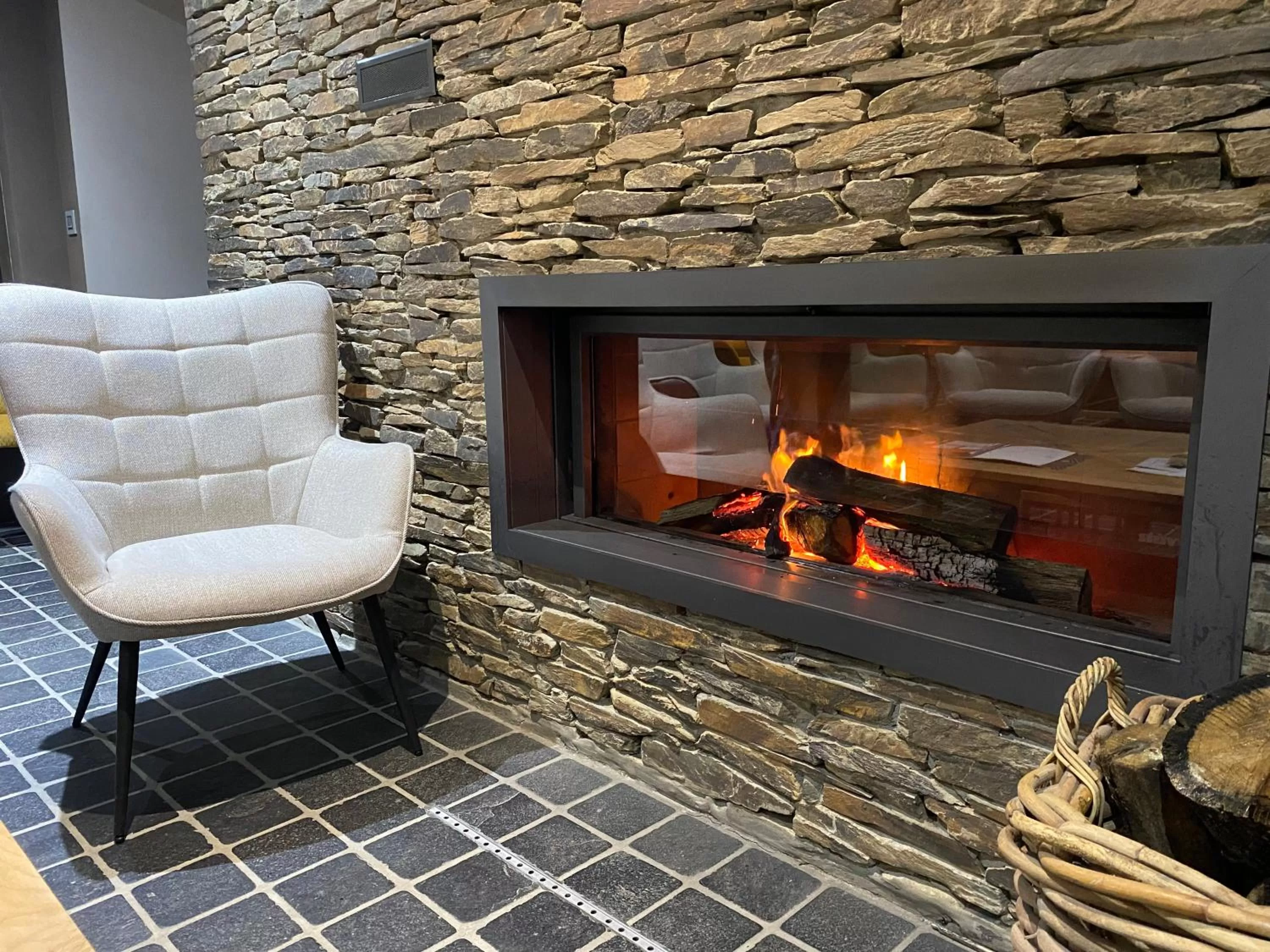 Living room in B&B Le Briquemont