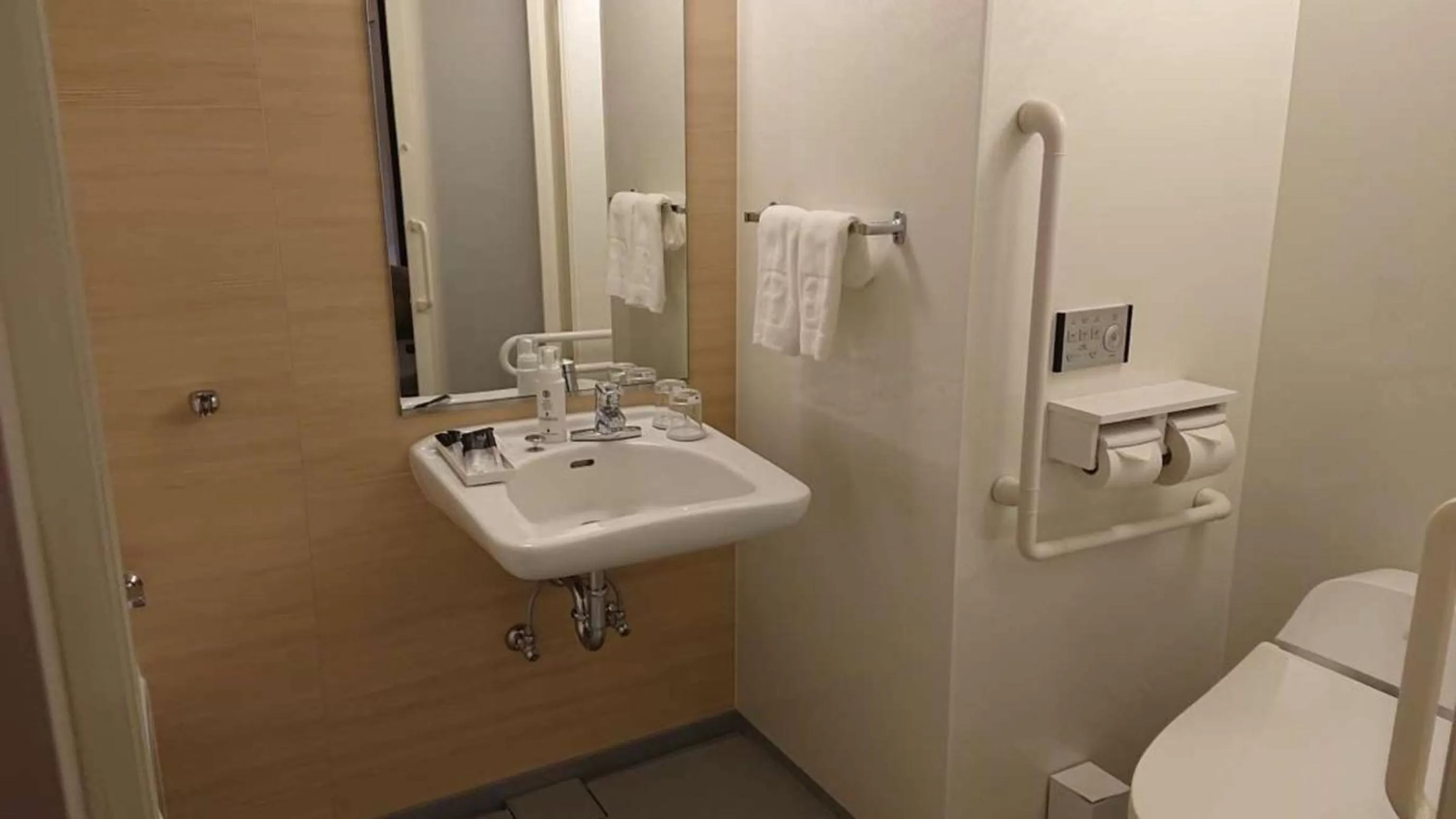 Bathroom in Green Rich Hotel Kurume Natural Hot Spring Arimamutsumonnoyu