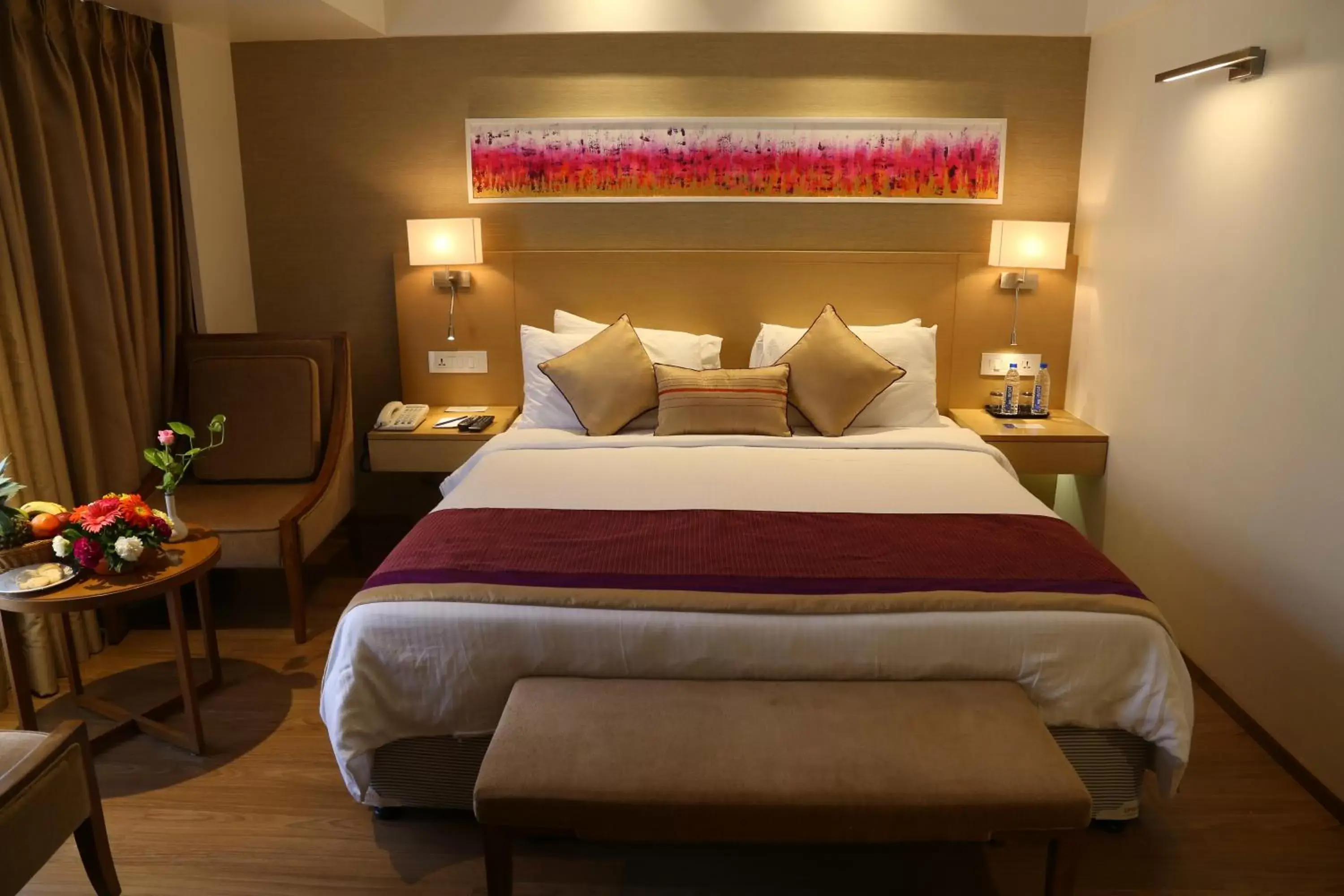 Bedroom, Bed in Sarovar Portico Rivera Ahmedabad