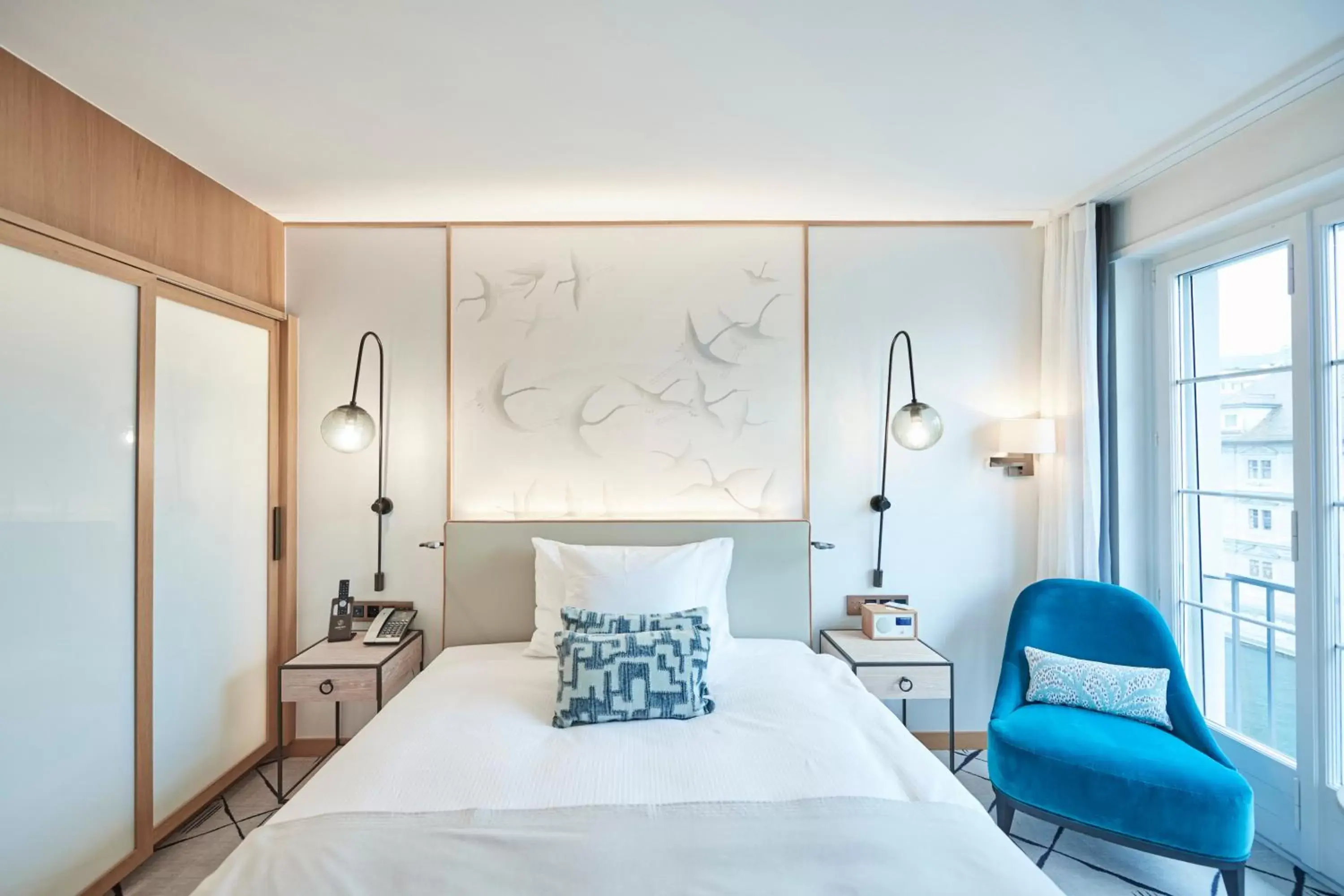 Photo of the whole room, Bed in Storchen Zürich - Lifestyle boutique Hotel