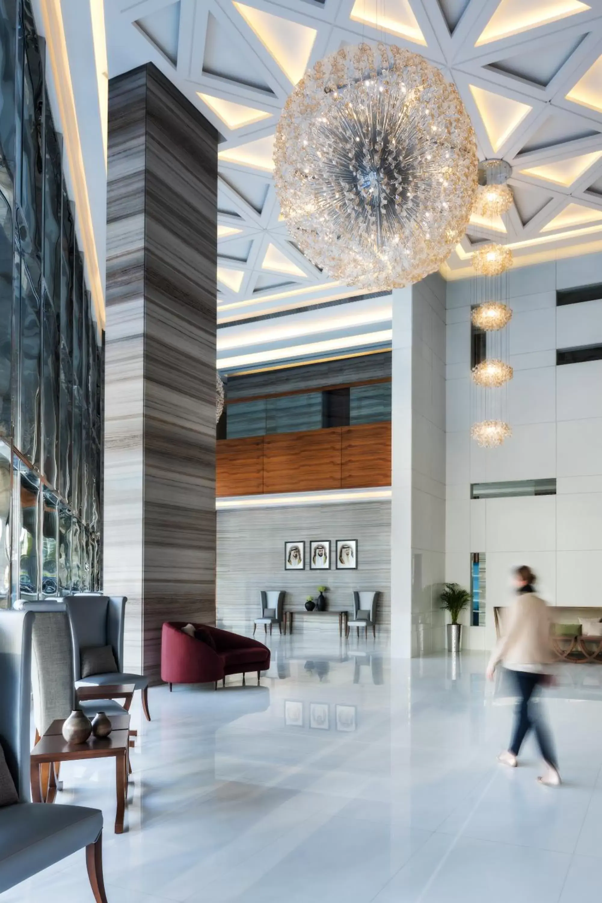 Lobby or reception in Radisson Blu Hotel, Dubai Waterfront