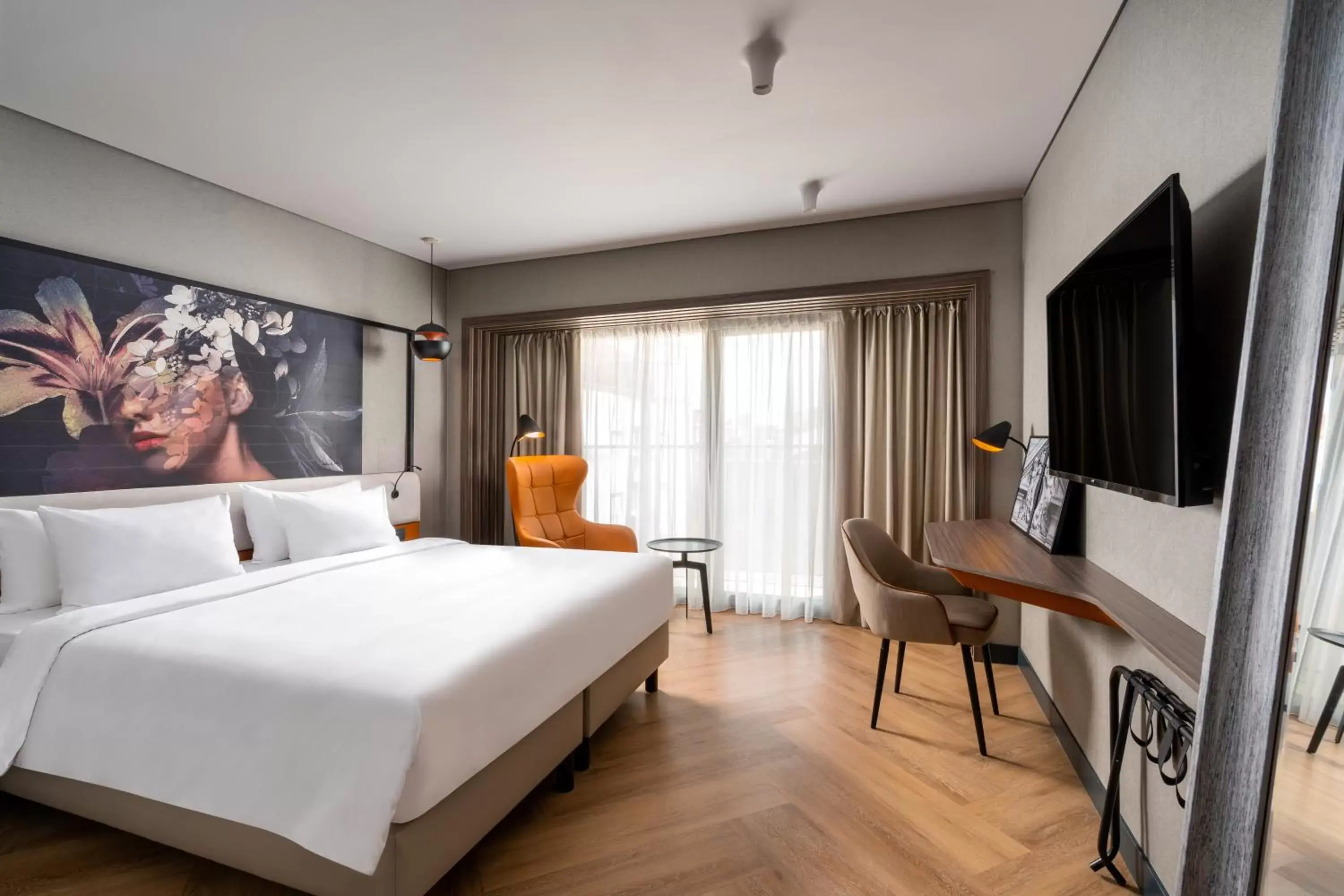 Bed in Radisson Blu Hotel Bucharest